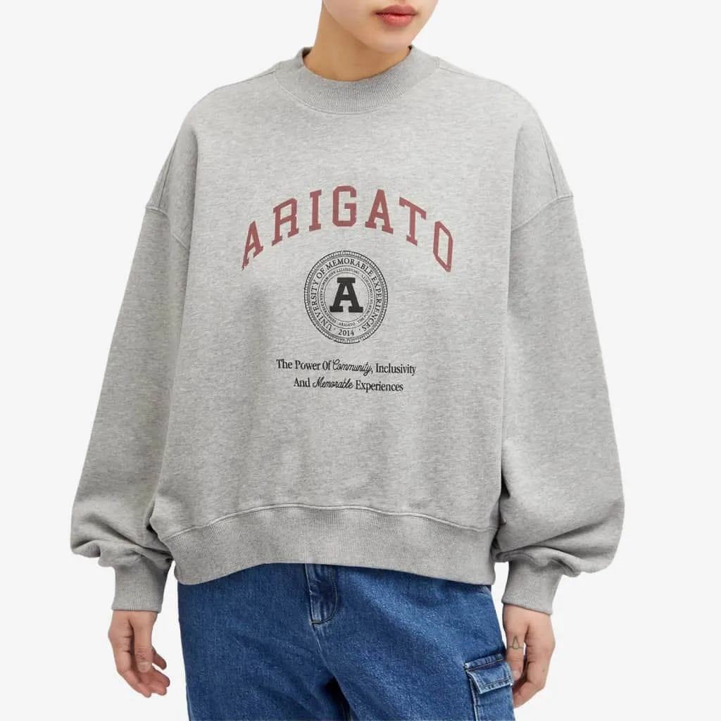 Axel Arigato University Logo Sweatshirt, gray