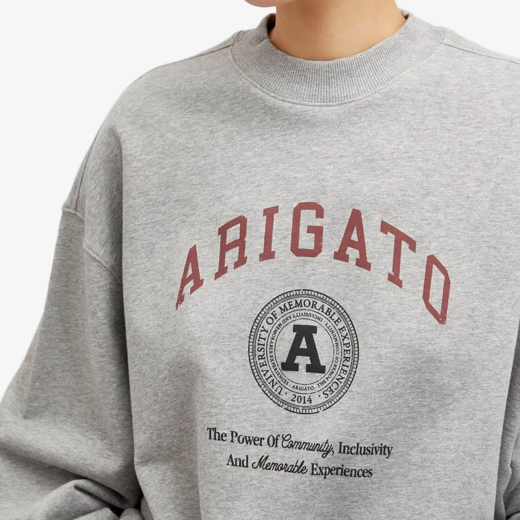 Axel Arigato University Logo Sweatshirt, gray