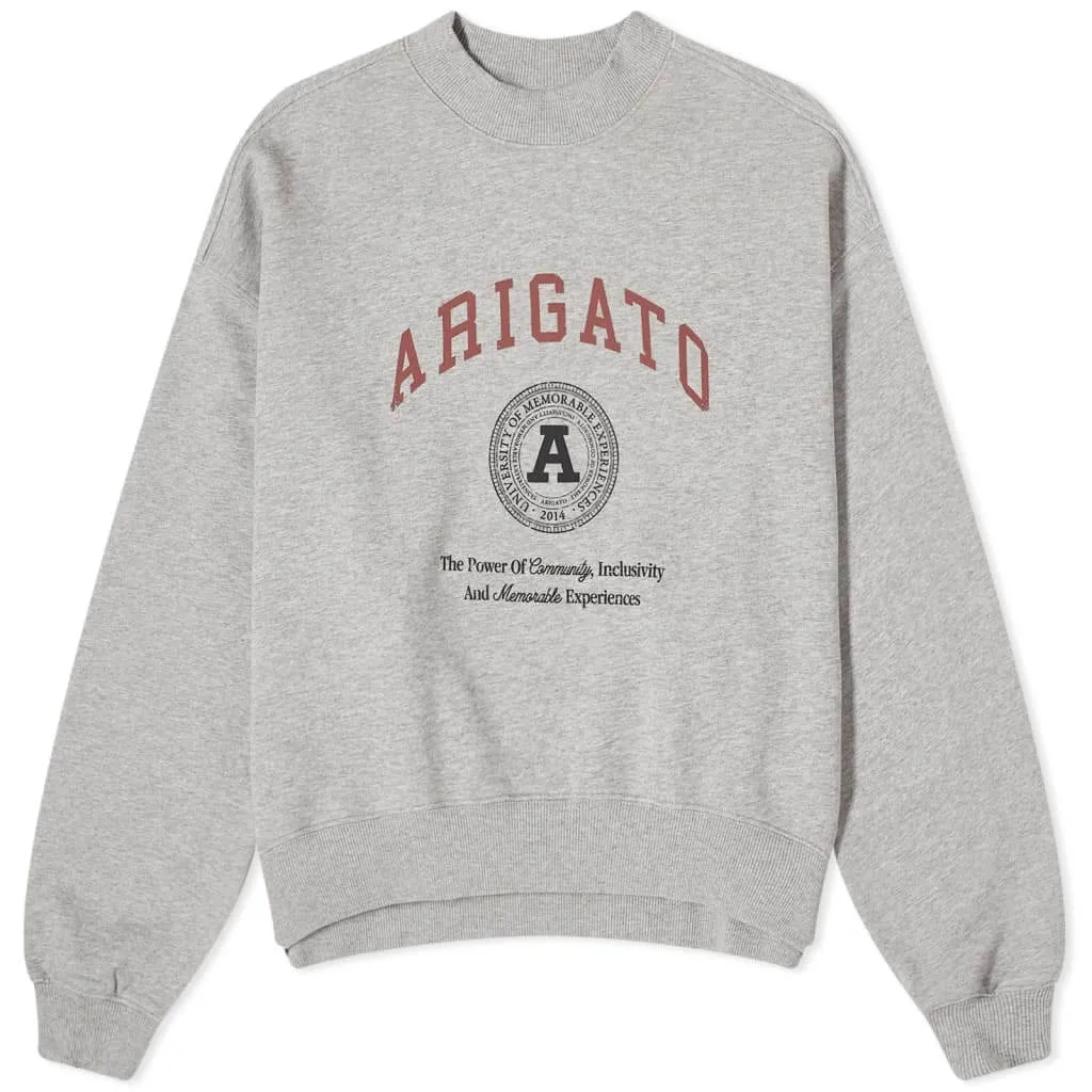 Axel Arigato University Logo Sweatshirt, gray