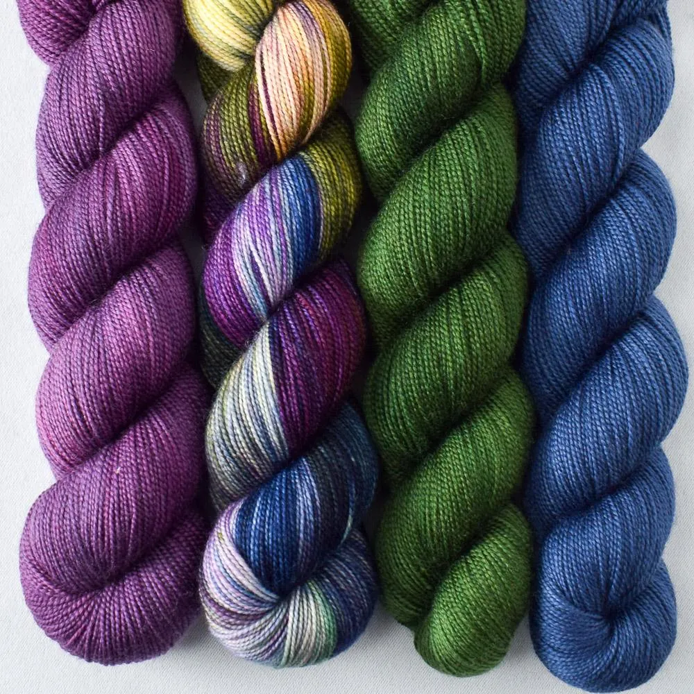 Beanstalk, Navy, Party Favors, Sangria - Yummy 2-Ply Quartet - Babette