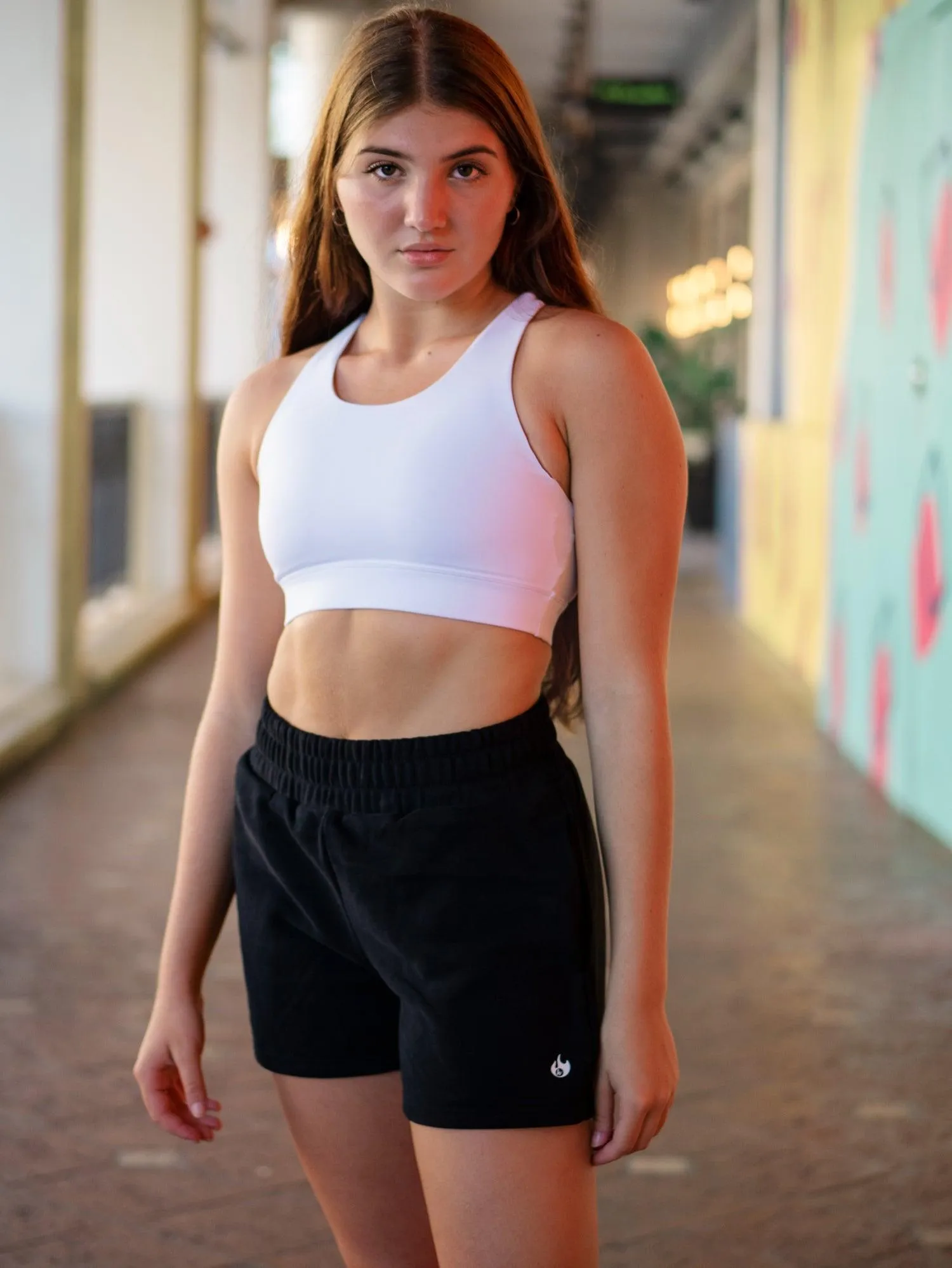 Black Comfy Sweat Shorts