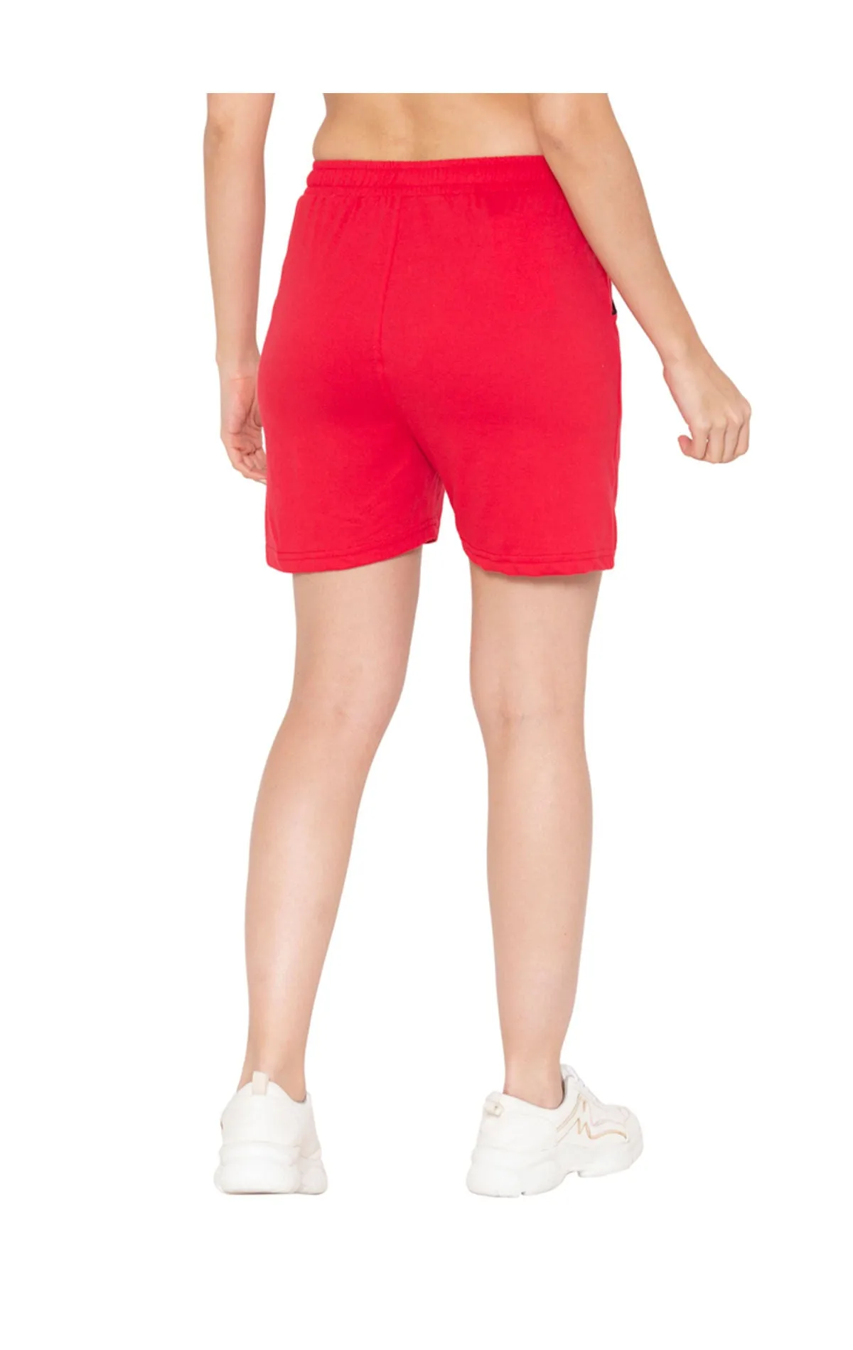 Bodyactive Women Rani Cotton Shorts with Pockets -SHW2-RAN/BLK