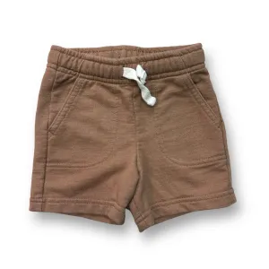 Boys Cat & Jack Size 12 Months Light Brown Comfy Drawstring Shorts