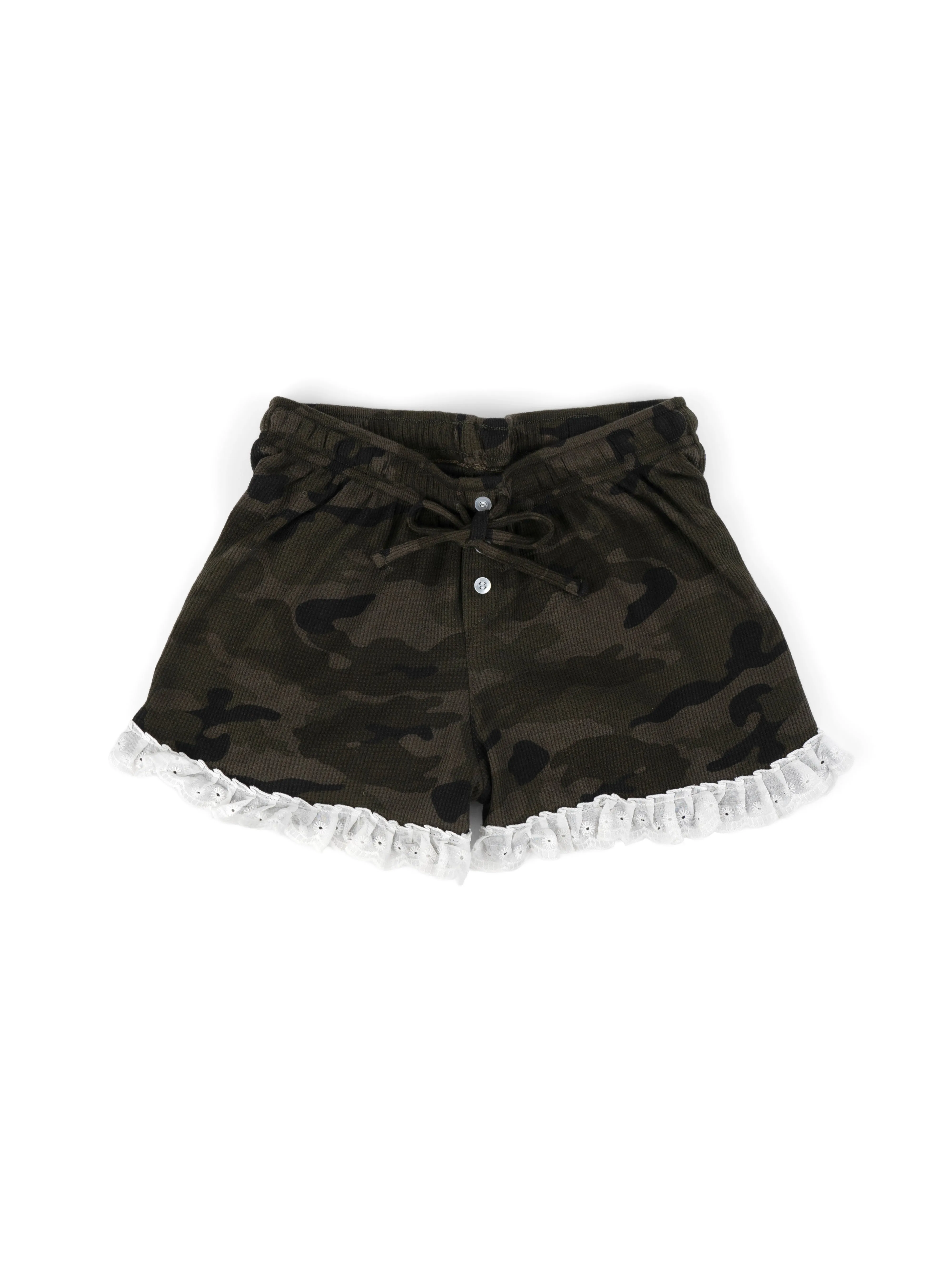 [EM] AEIOU Lace Shorts Collection ARMY GREEN