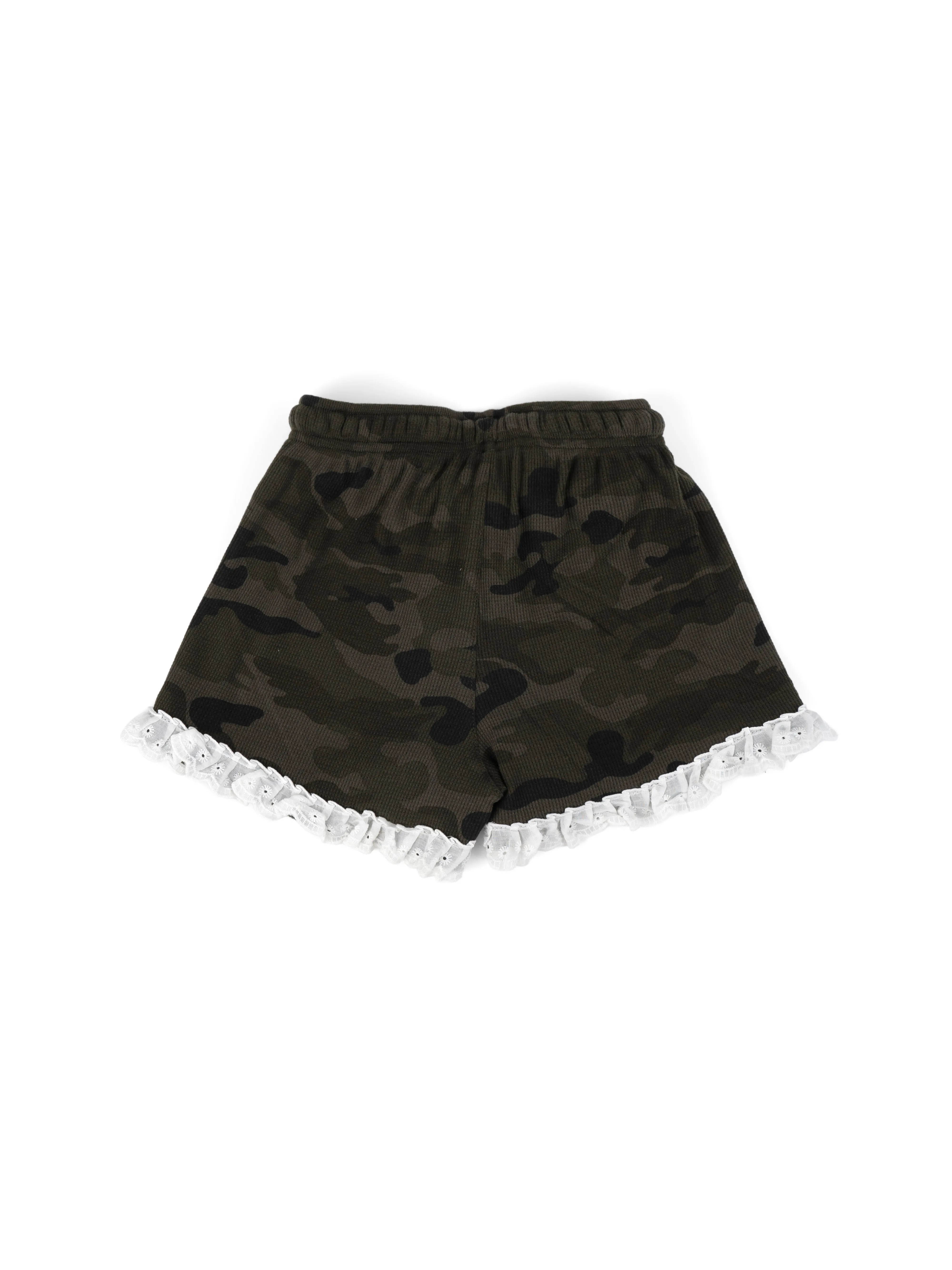 [EM] AEIOU Lace Shorts Collection ARMY GREEN