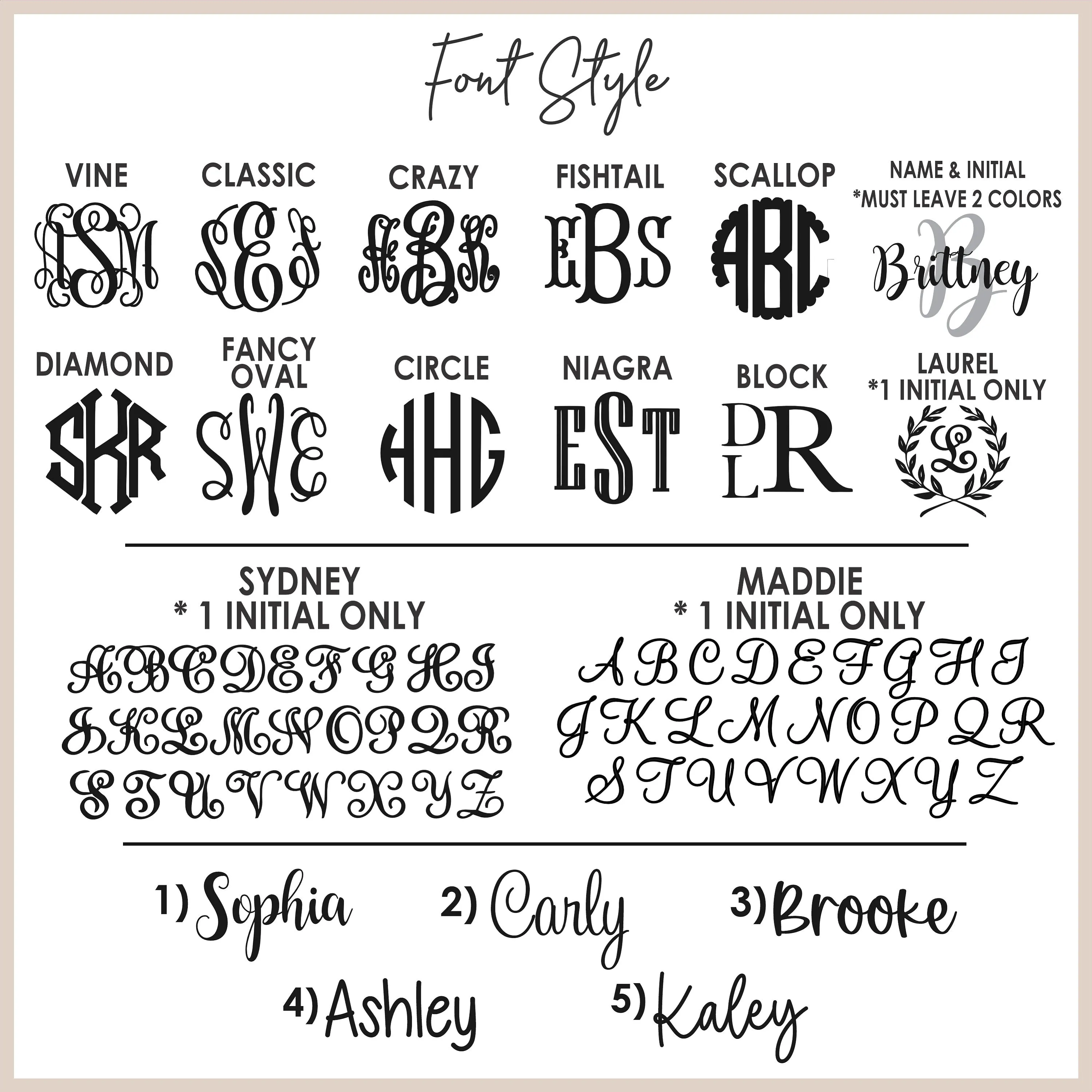 Embroidered Monogrammed Sweatshirts for Women