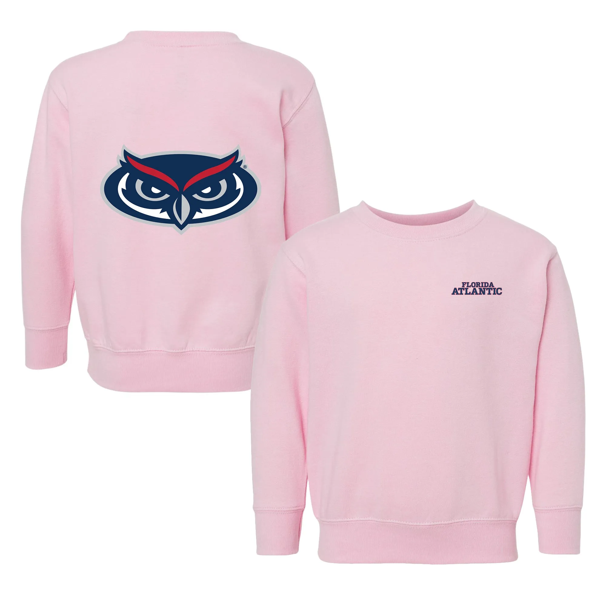 FAU Owls Logo Toddler Crewneck Sweatshirt