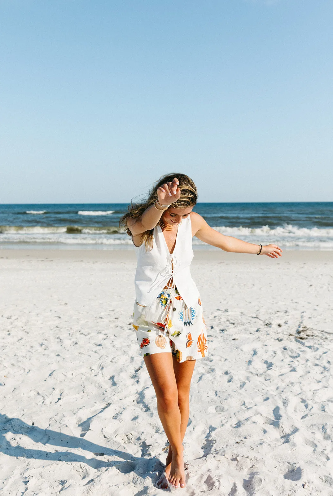 Feeling Good Shorts - Cream/Multi