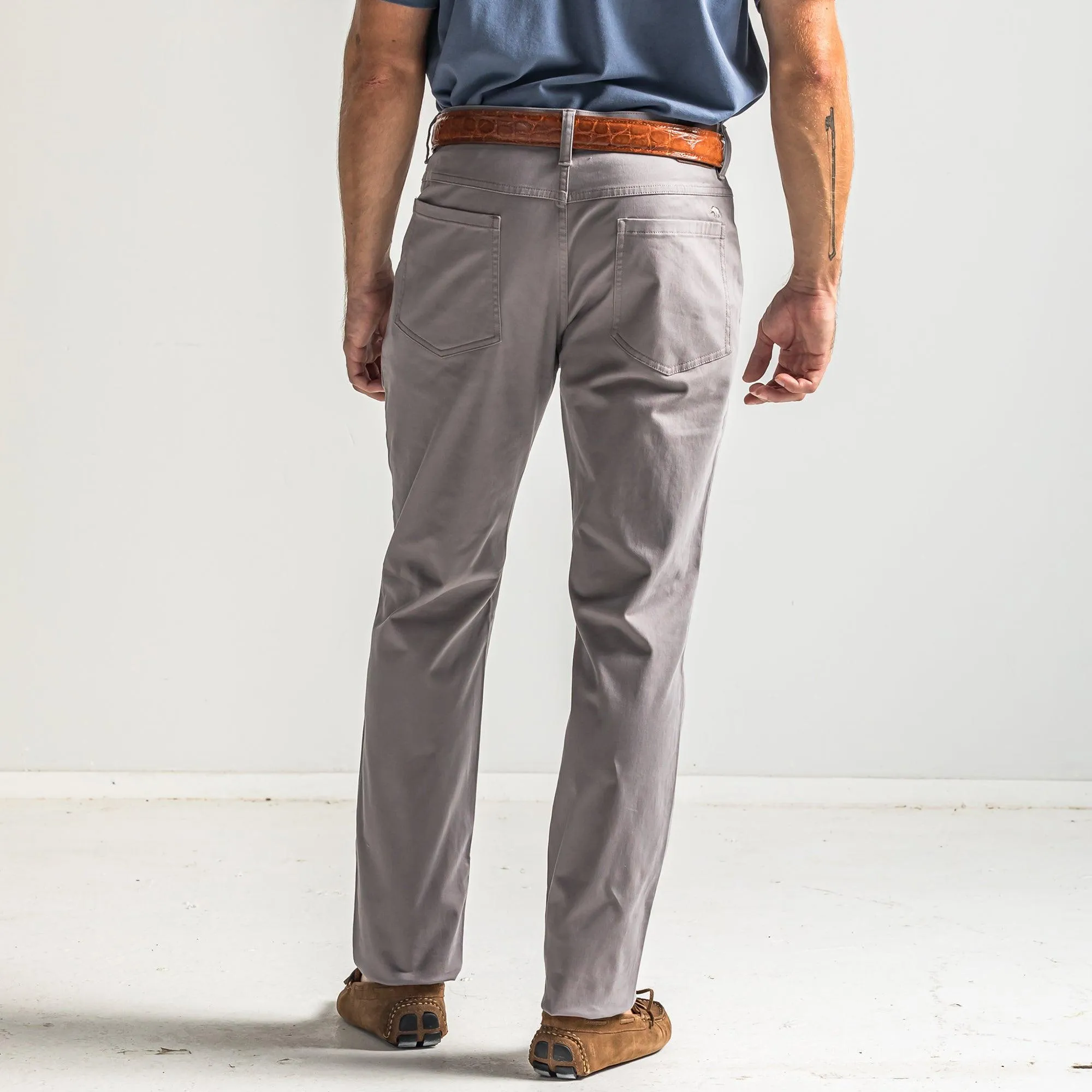 Flex Five Pocket Stretch Pant Steel Grey