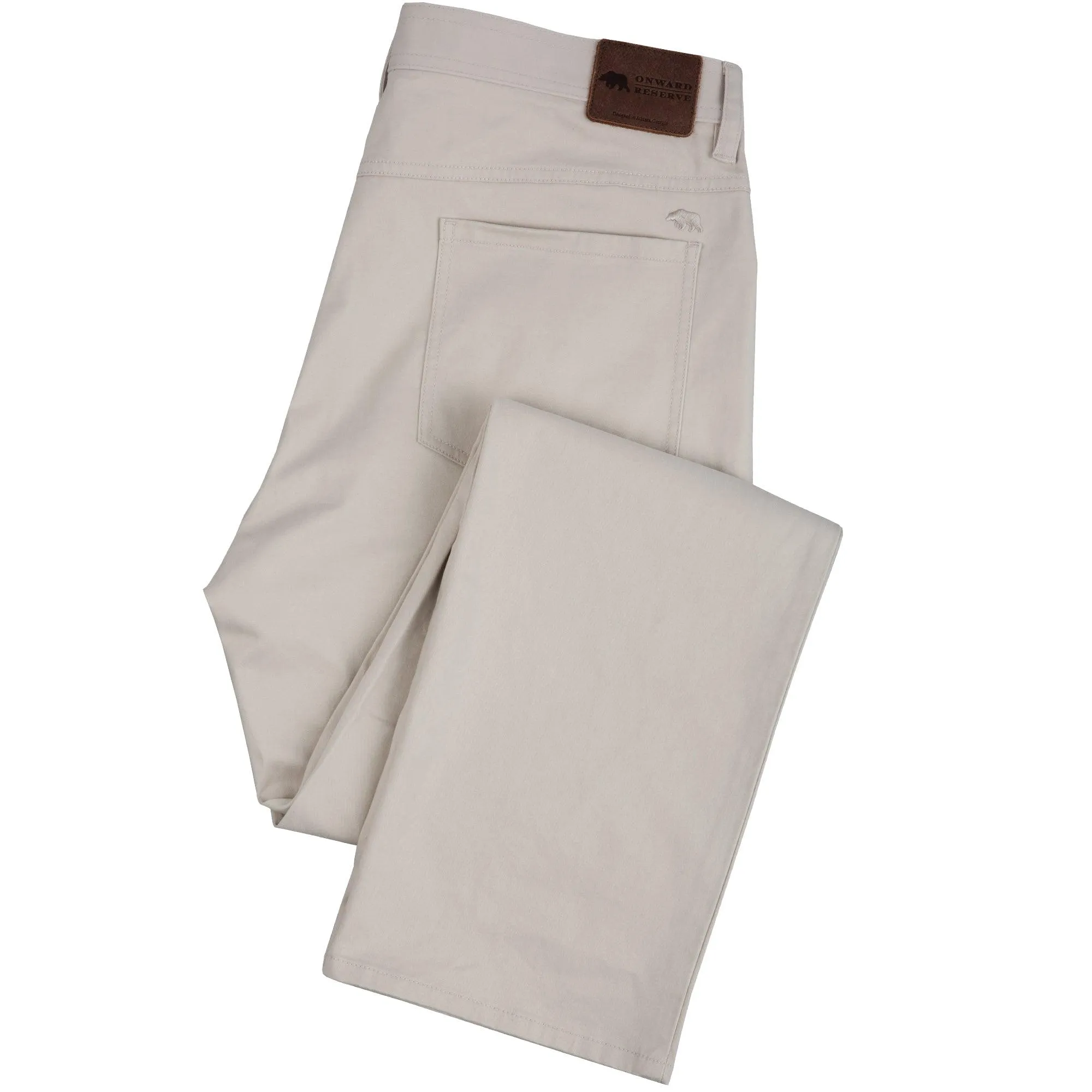 Flex Five Pocket Stretch Pant Stone