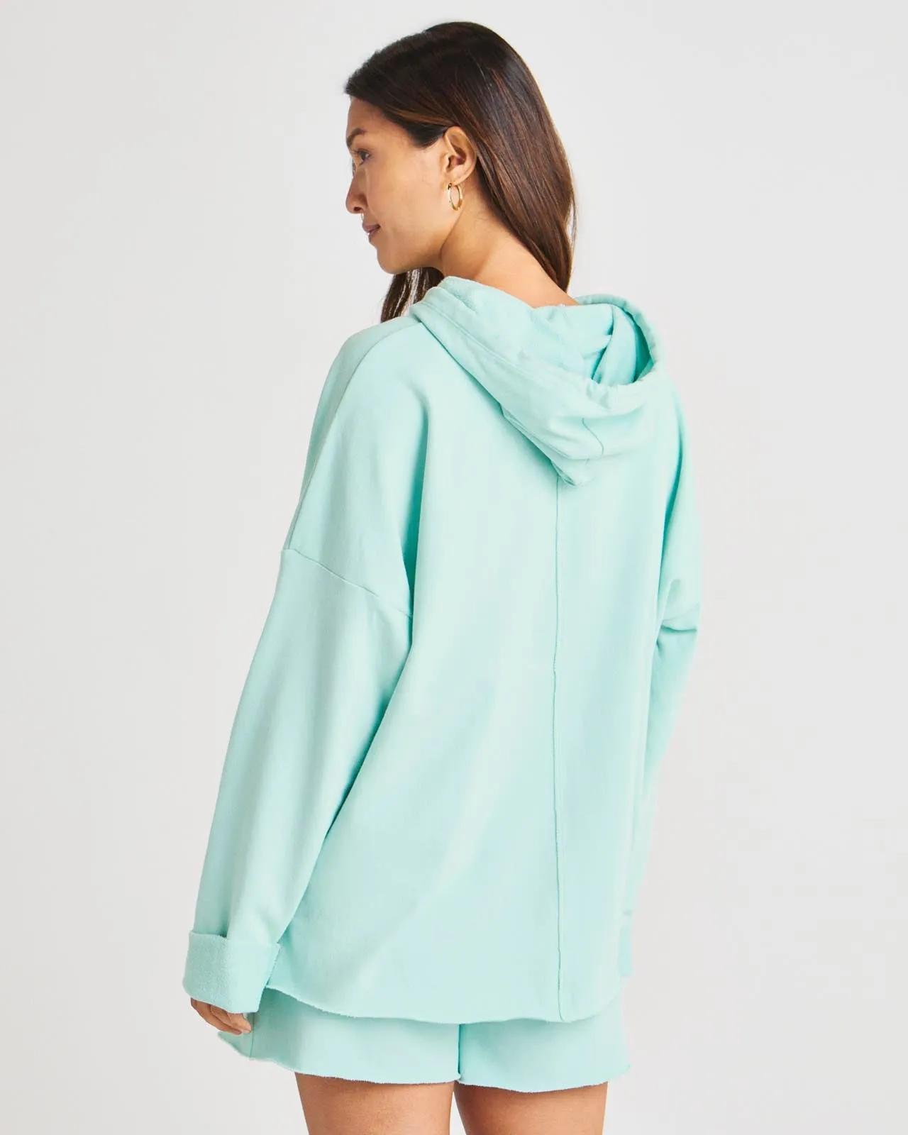 French Terry Beach Hooded Pullover