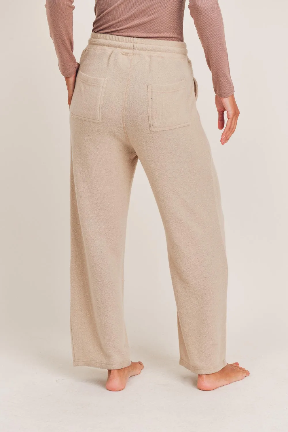 Fuzzy Lounge Drawstring Pants