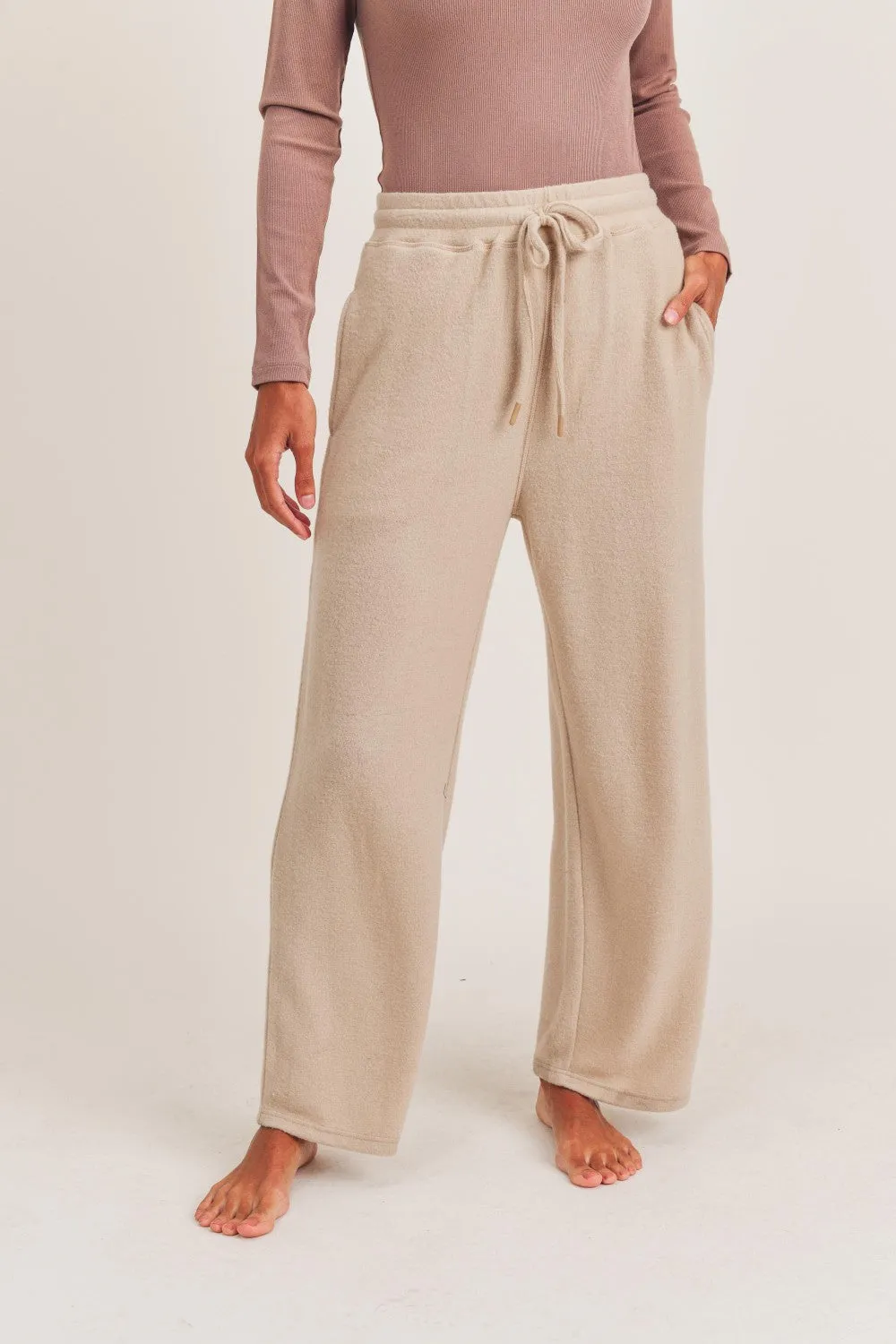 Fuzzy Lounge Drawstring Pants