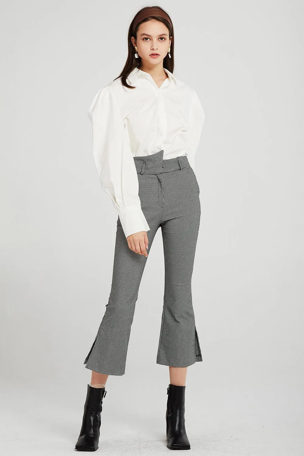 Gemma Structured Puff Sleeve Shirt