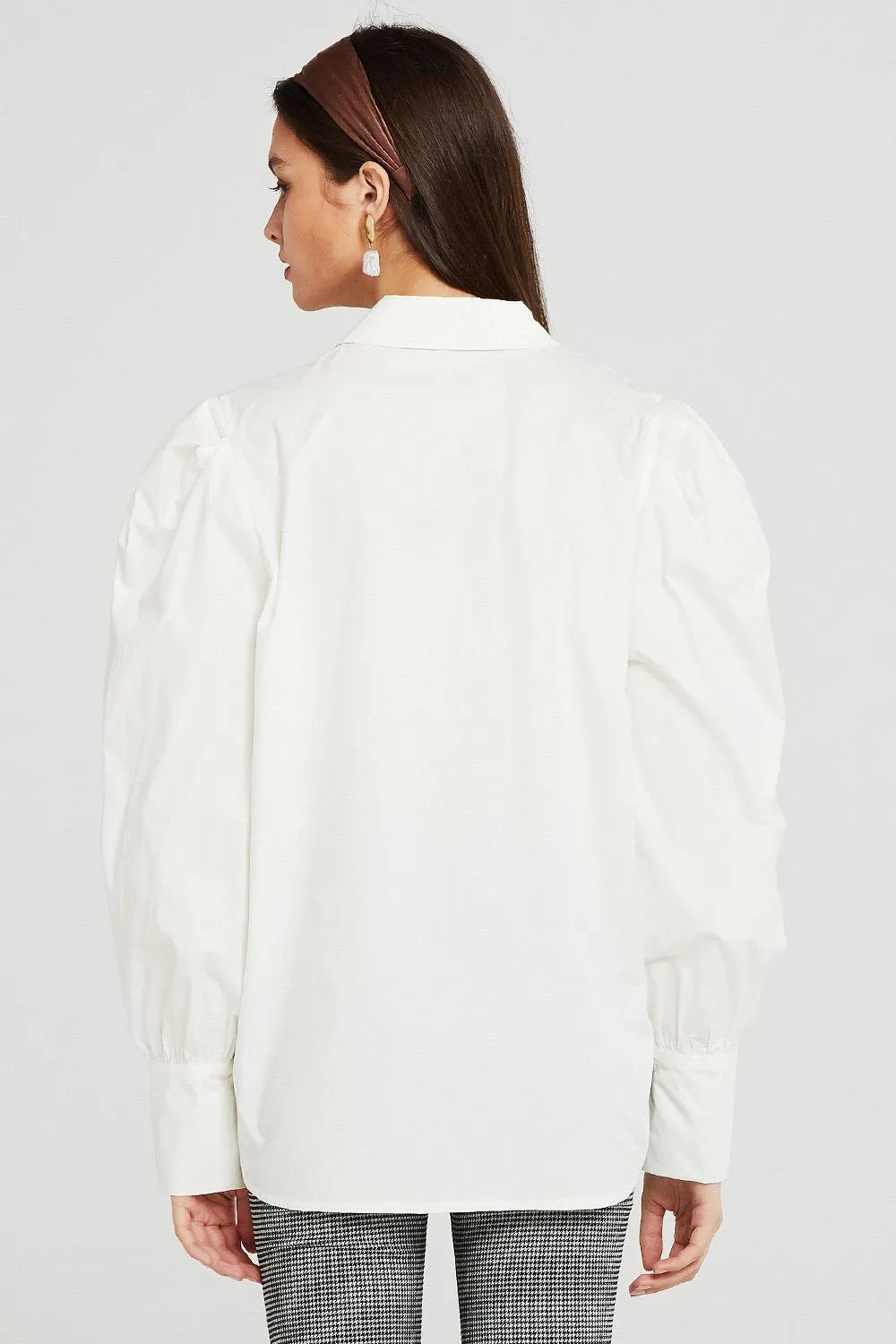 Gemma Structured Puff Sleeve Shirt