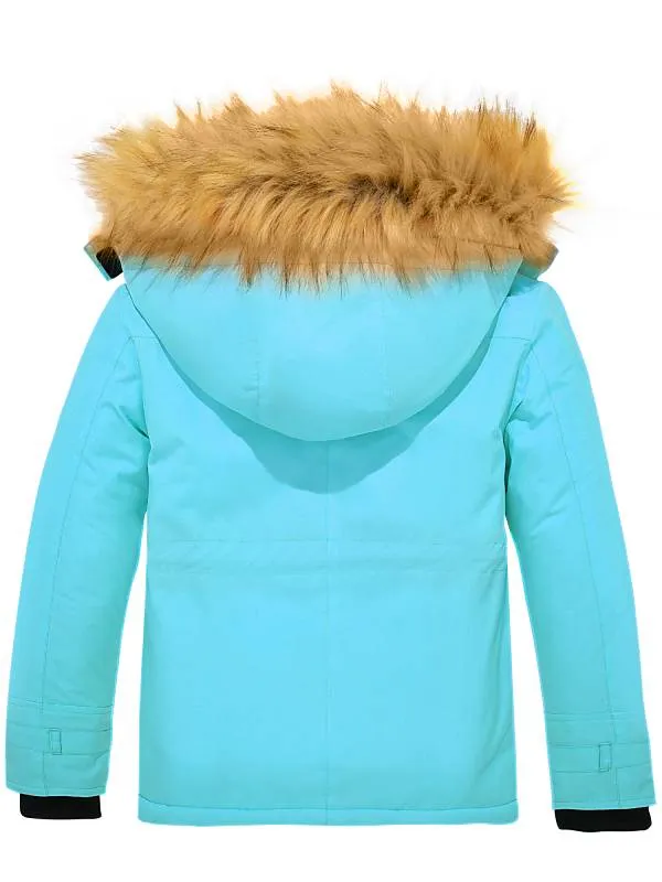 Girl's Warm Snow Coat Waterproof Ski Jacket Windproof Winter Parka