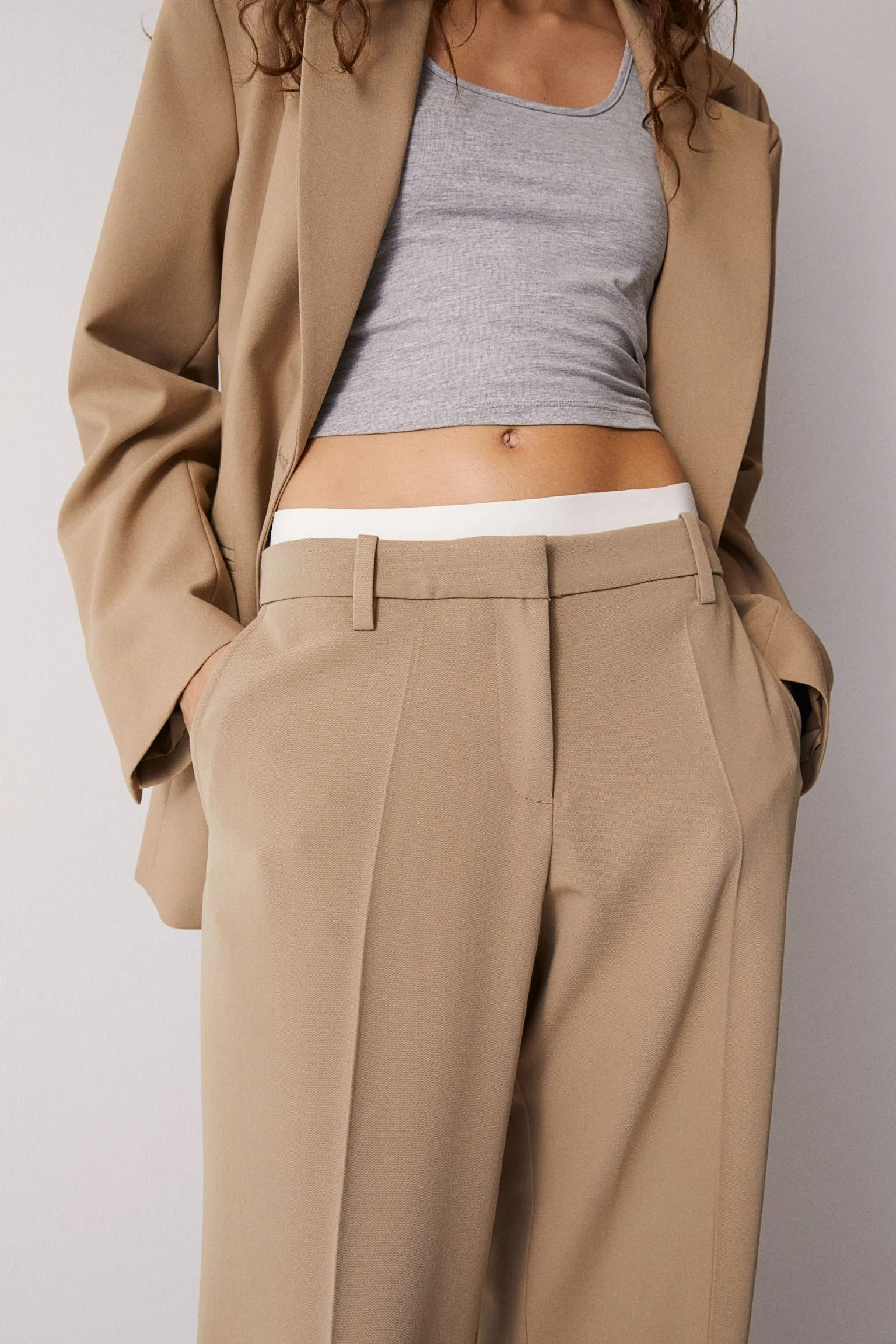 H&M Dress trousers, beige