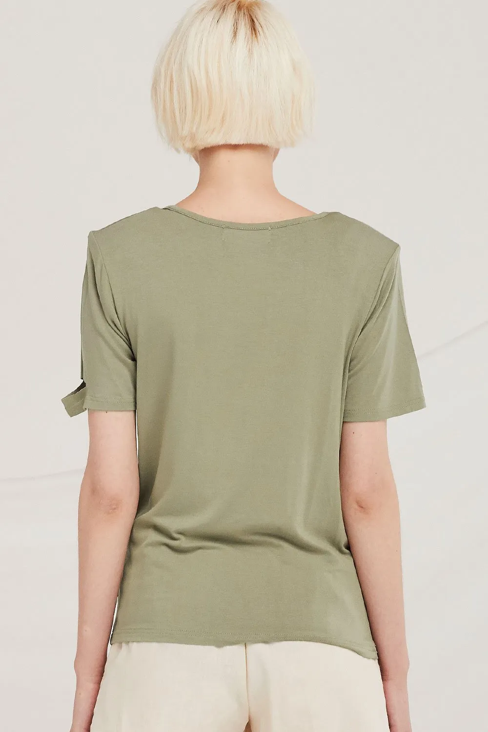 Ingrid Slash Sleeve T-Shirt