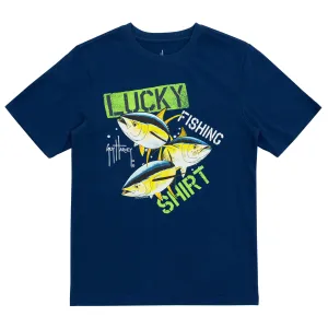 Kids Lucky Fishing Short Sleeve T-Shirt