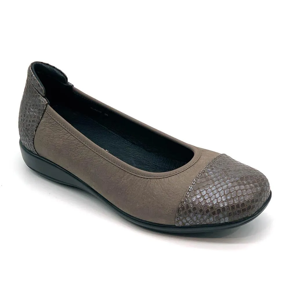 Klouds Women's Walnut Taupe Snake Combo