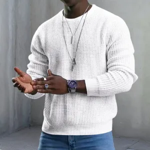 Long Sleeve Crew Neck Pullover Sweater