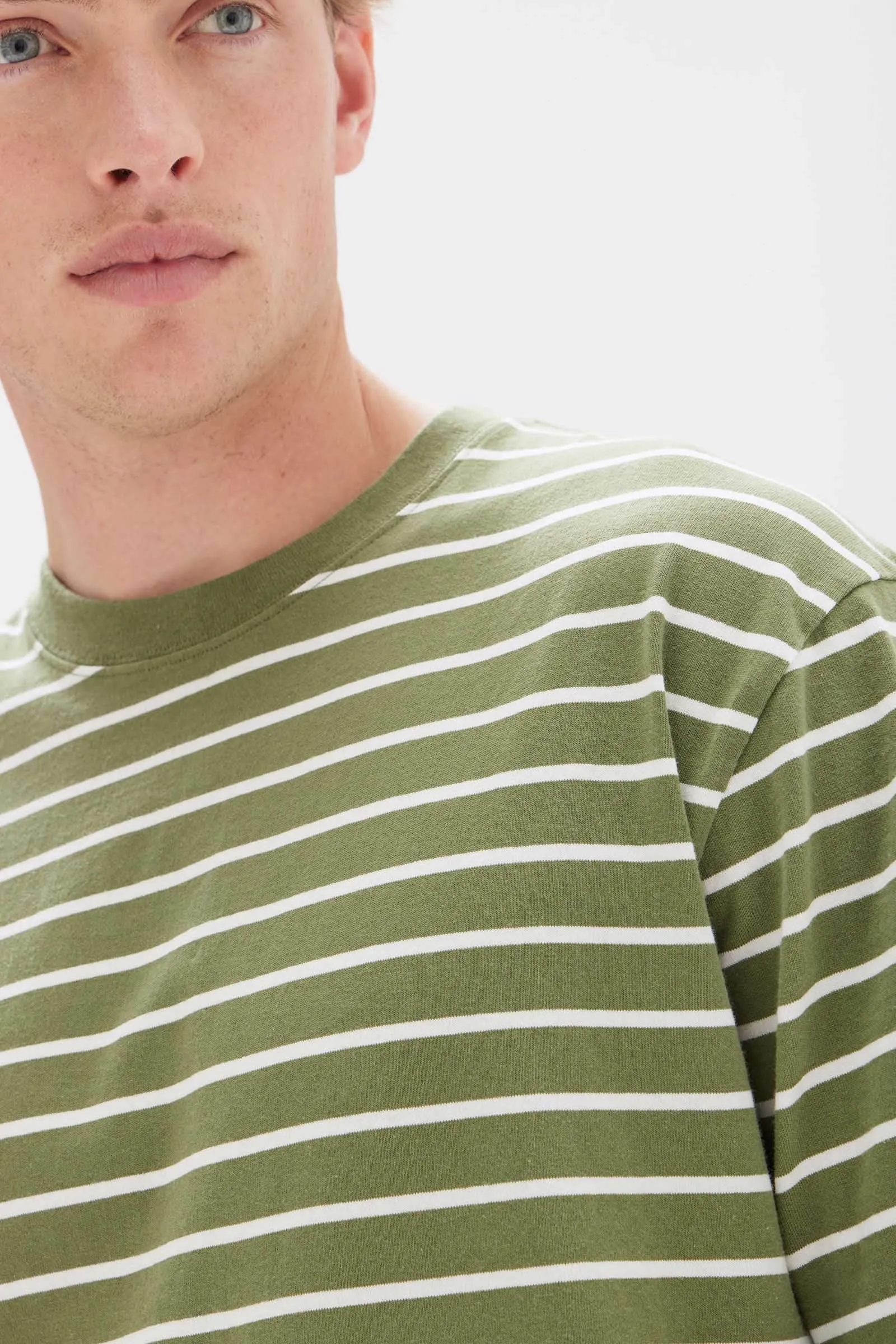 Mens Cohen Stripe Tee