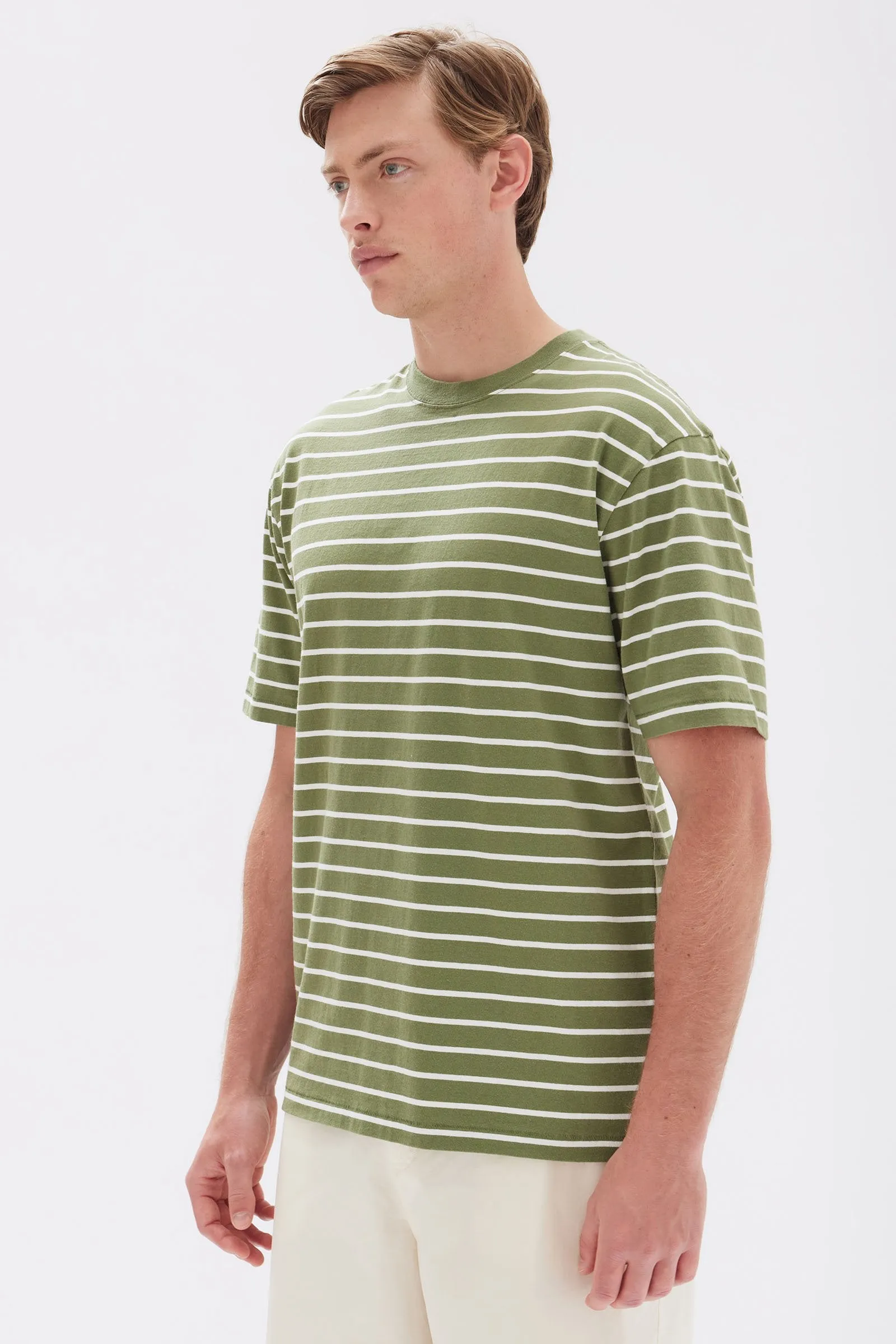 Mens Cohen Stripe Tee