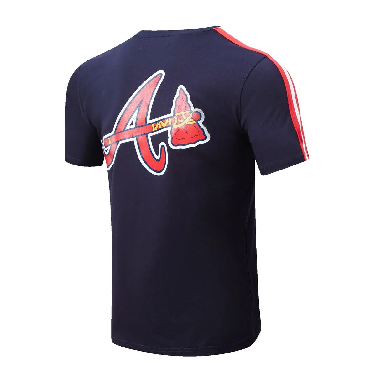 MLB ATLANTA BRAVES LOGO PRO TEAM MEN'S TAPING TOP (MIDNIGHT NAVY/RED)