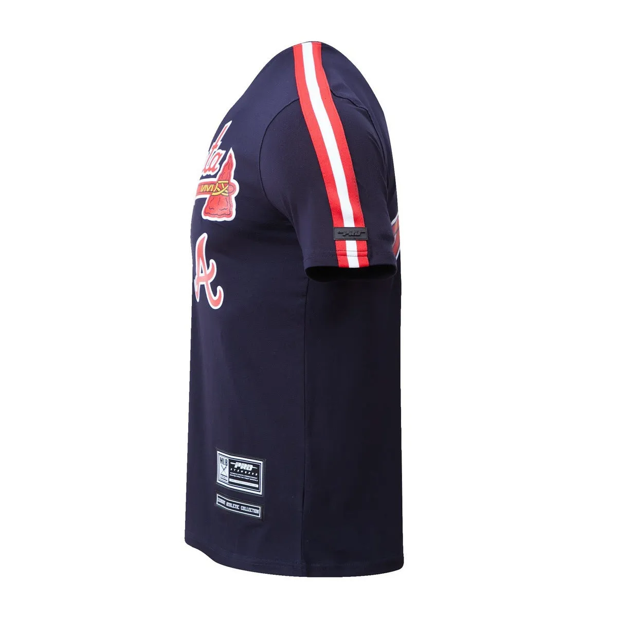 MLB ATLANTA BRAVES LOGO PRO TEAM MEN'S TAPING TOP (MIDNIGHT NAVY/RED)