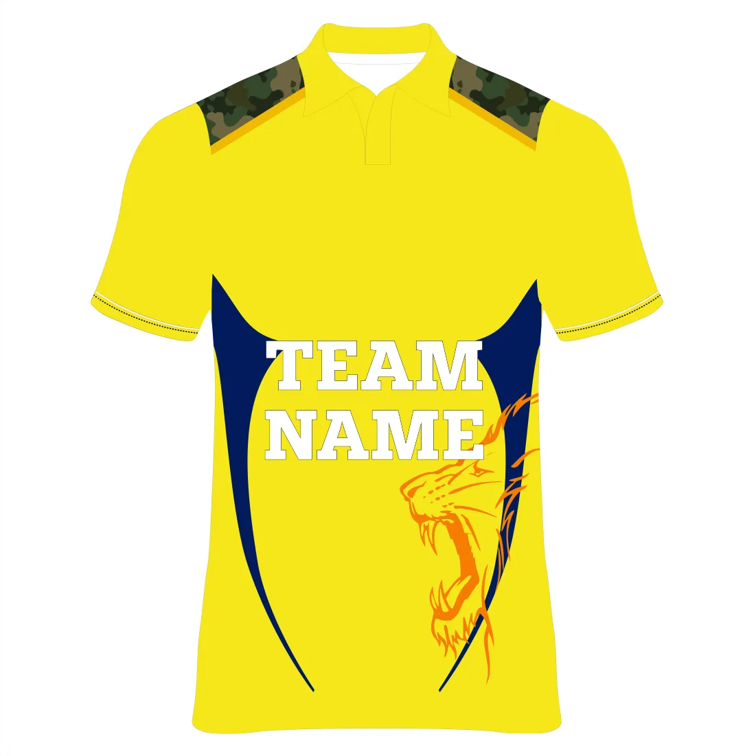 Next Print Chennai Cricket Jersey Player Name & Number, Team Name And Logo.NP030000