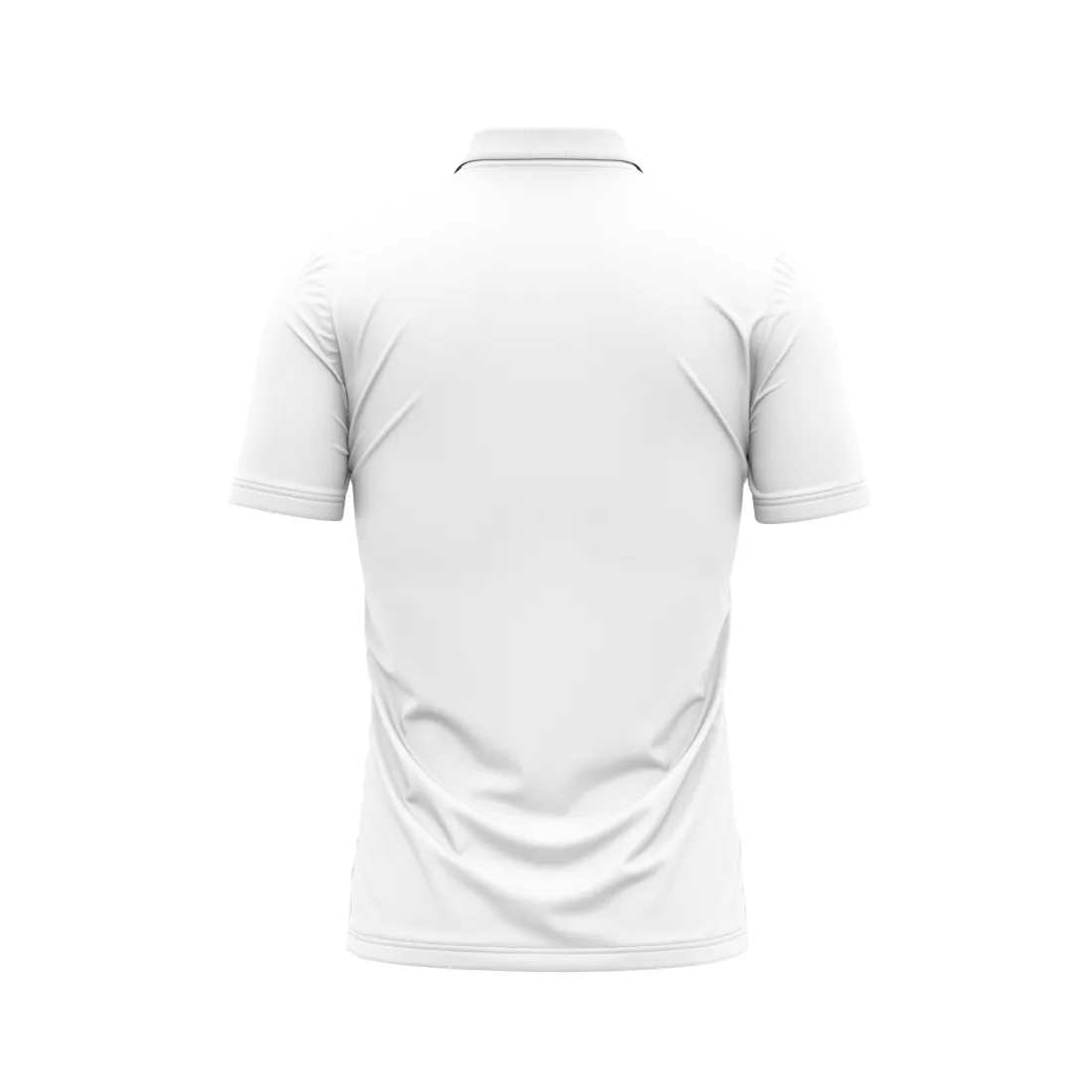 Next Print Customized Polo Neck White Jersey - Design 14