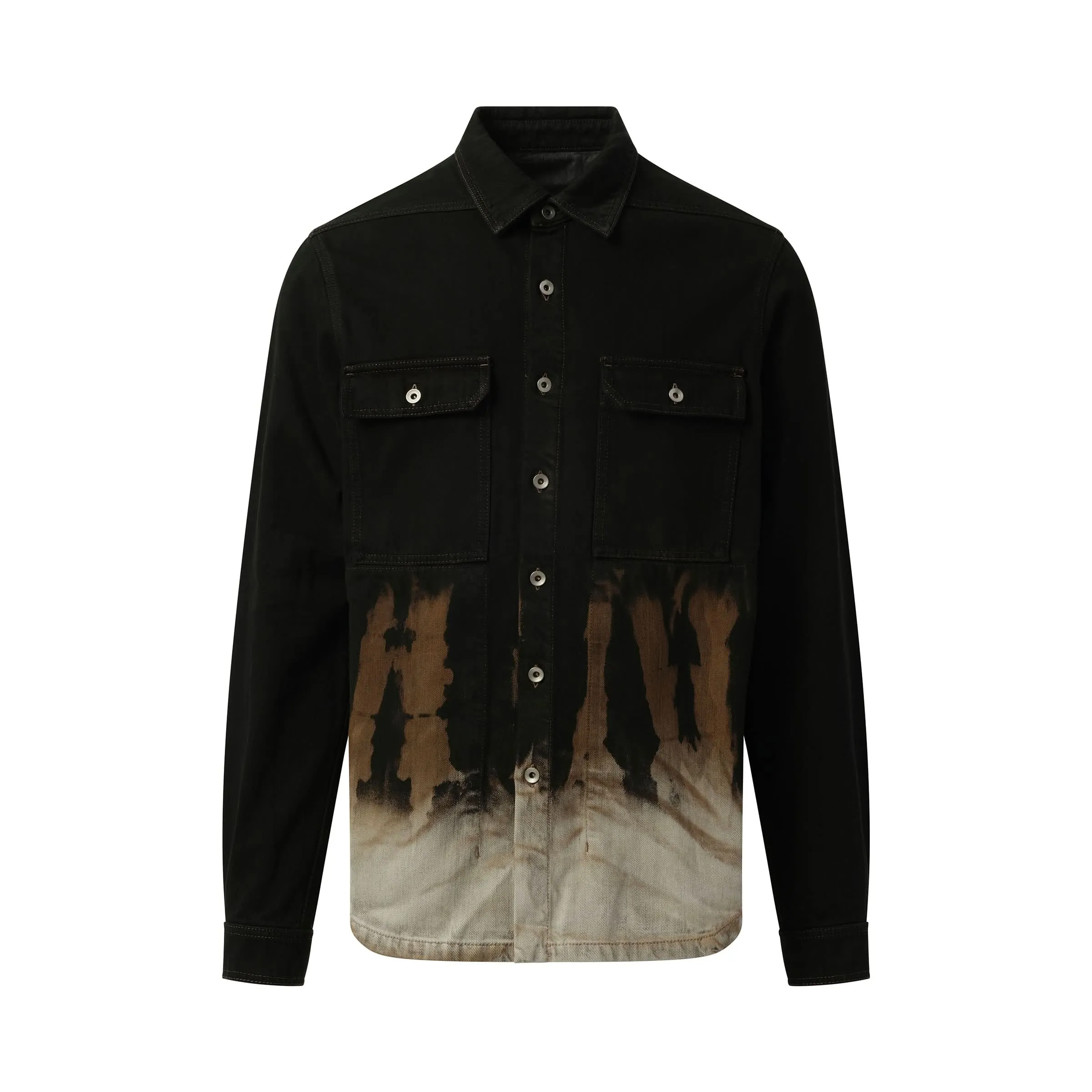 Outershirt Denim Jacket in Black/Terra