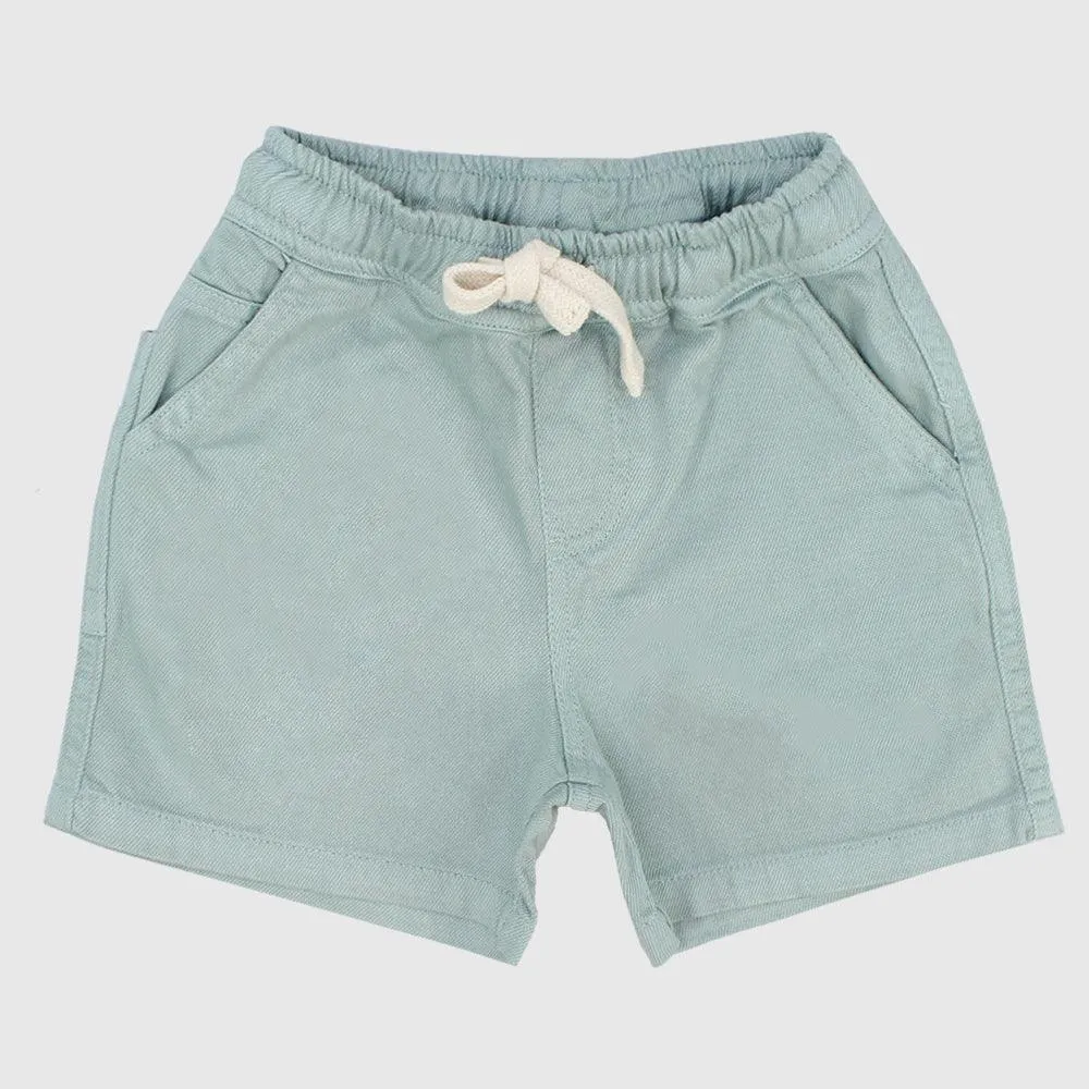 Plain Comfy Gabardine Shorts