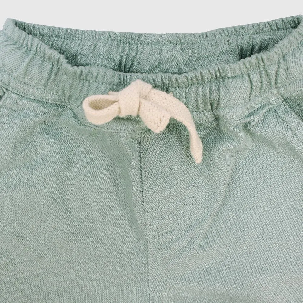 Plain Comfy Gabardine Shorts