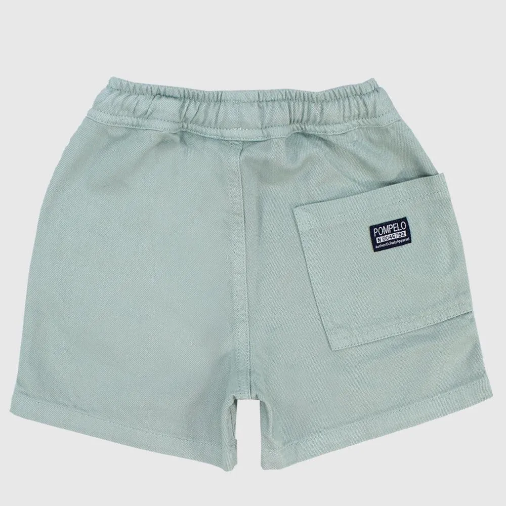 Plain Comfy Gabardine Shorts