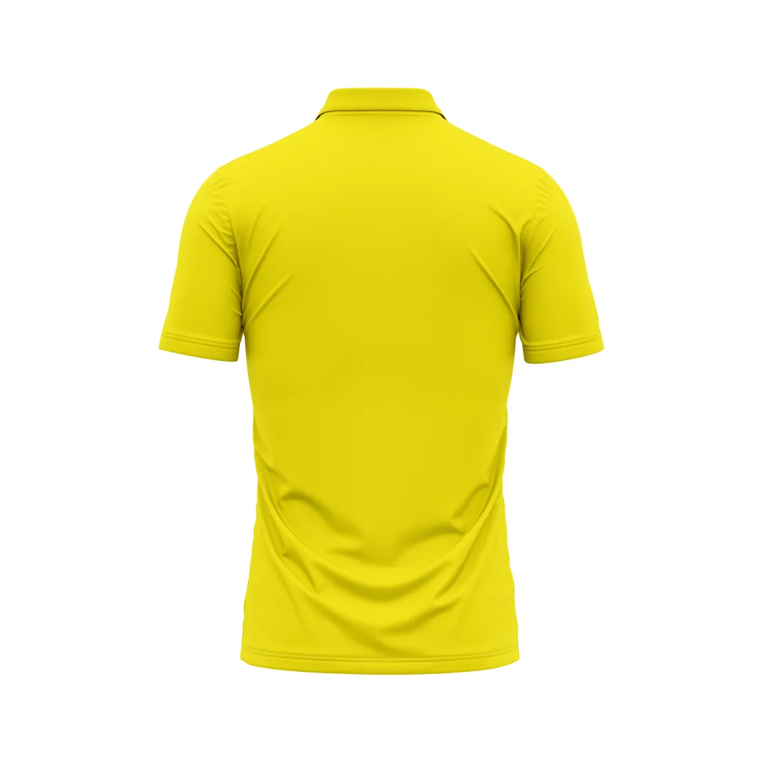 Polo Neck Printed Jersey Yellow NP00123