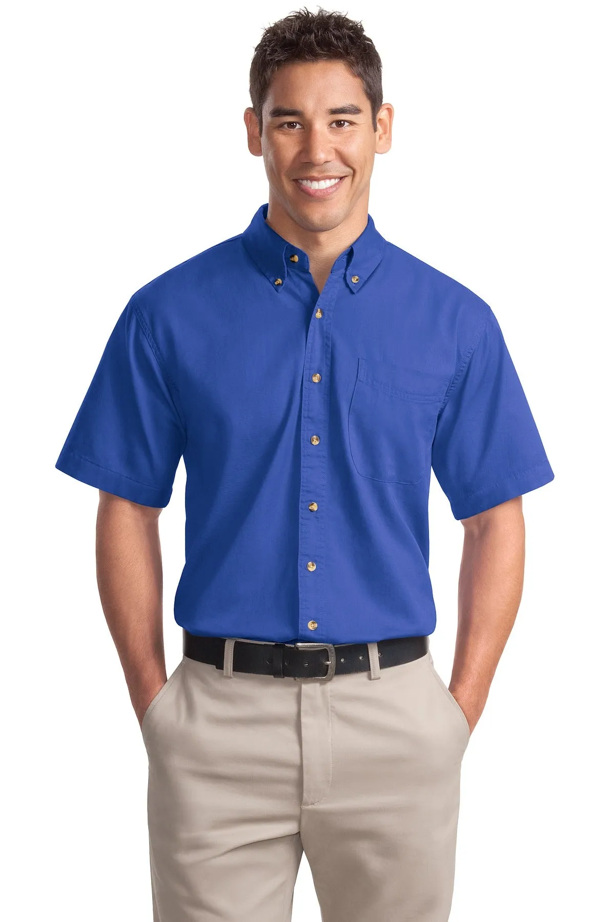 Port Authority® Short Sleeve Twill Shirt. S500T