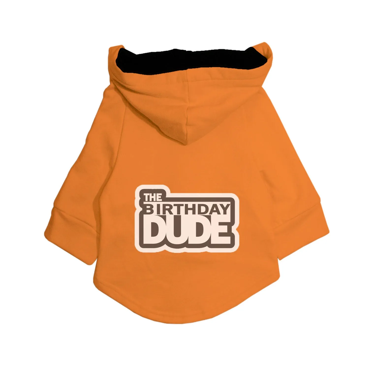 "The Birthday Dude" Printed Dog Hoodie Jacket