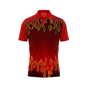 Red Polo Neck Half Sleeve T Shirt Nextprint J186