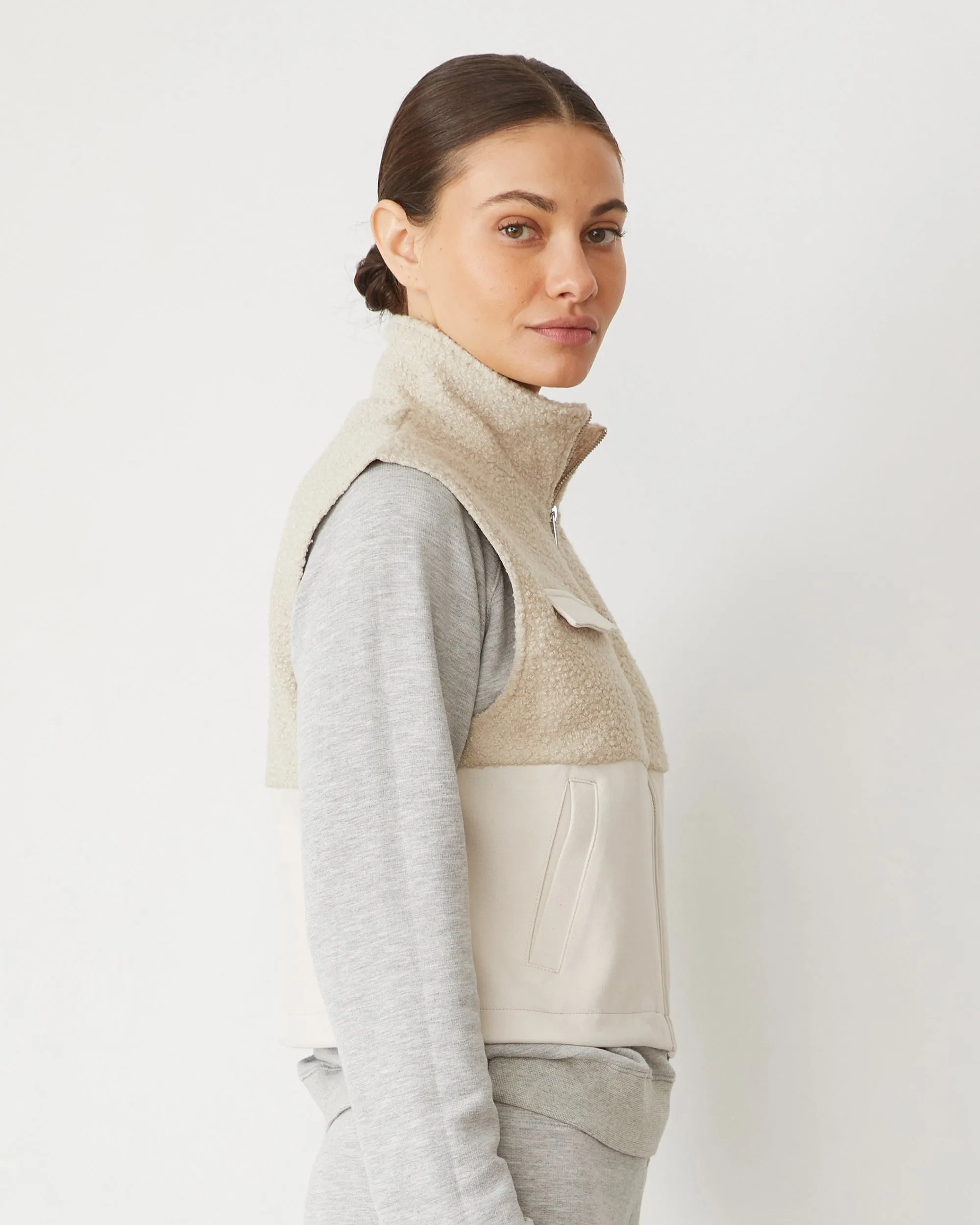 Sherpa Zip Up Vest