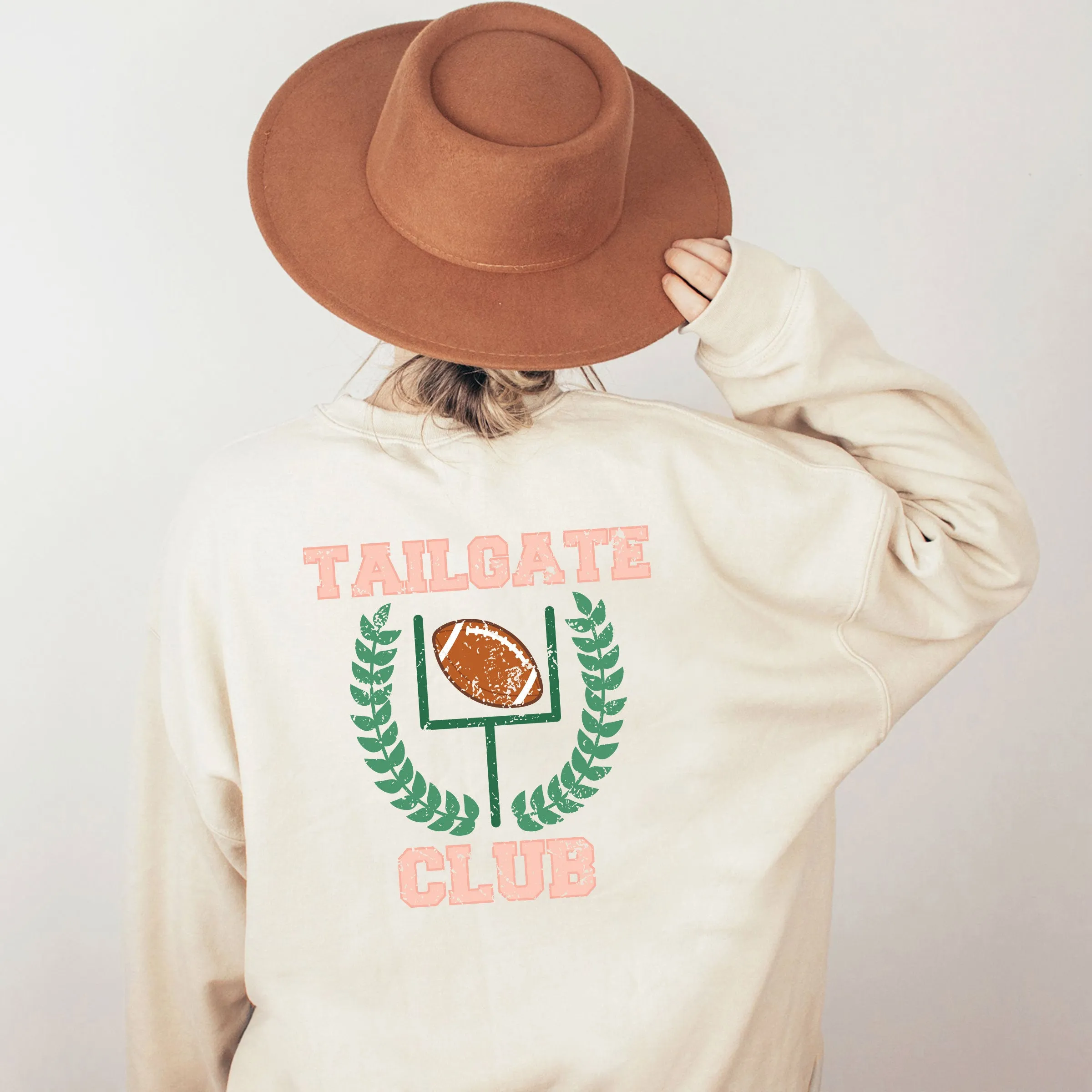 Tailgate Club Colorful Front and Back | Sweatshirt