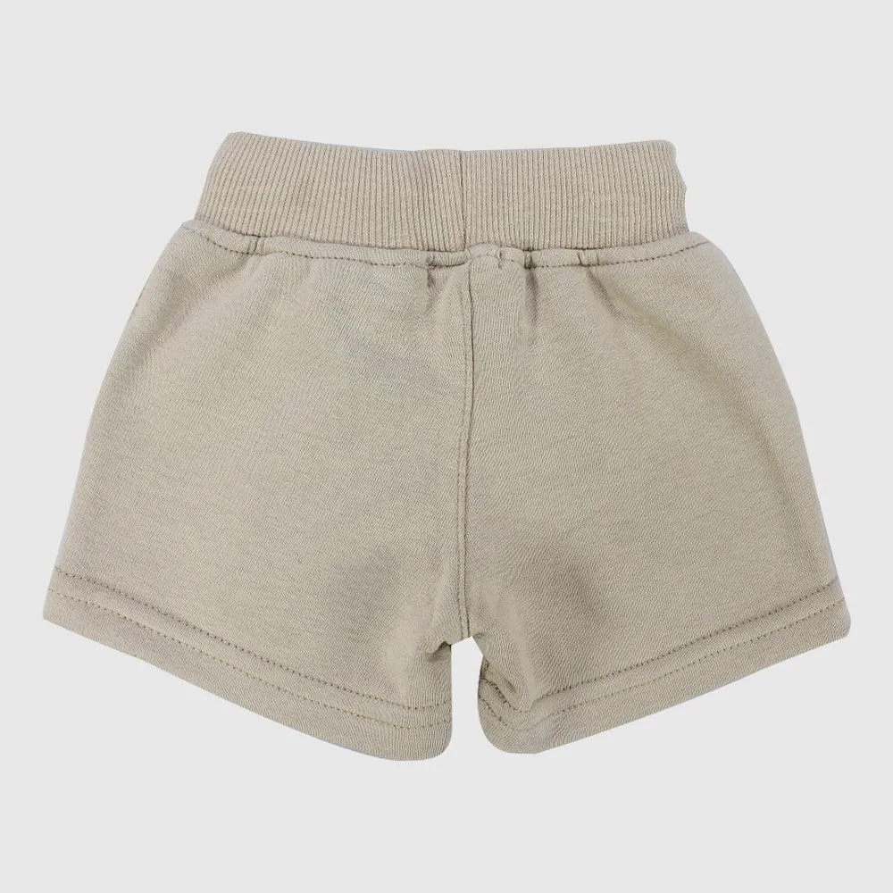 Unisex Beige Comfy Shorts