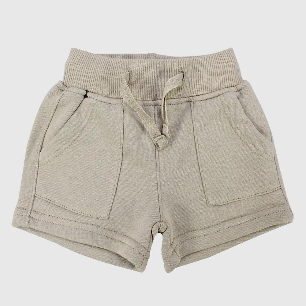 Unisex Beige Comfy Shorts