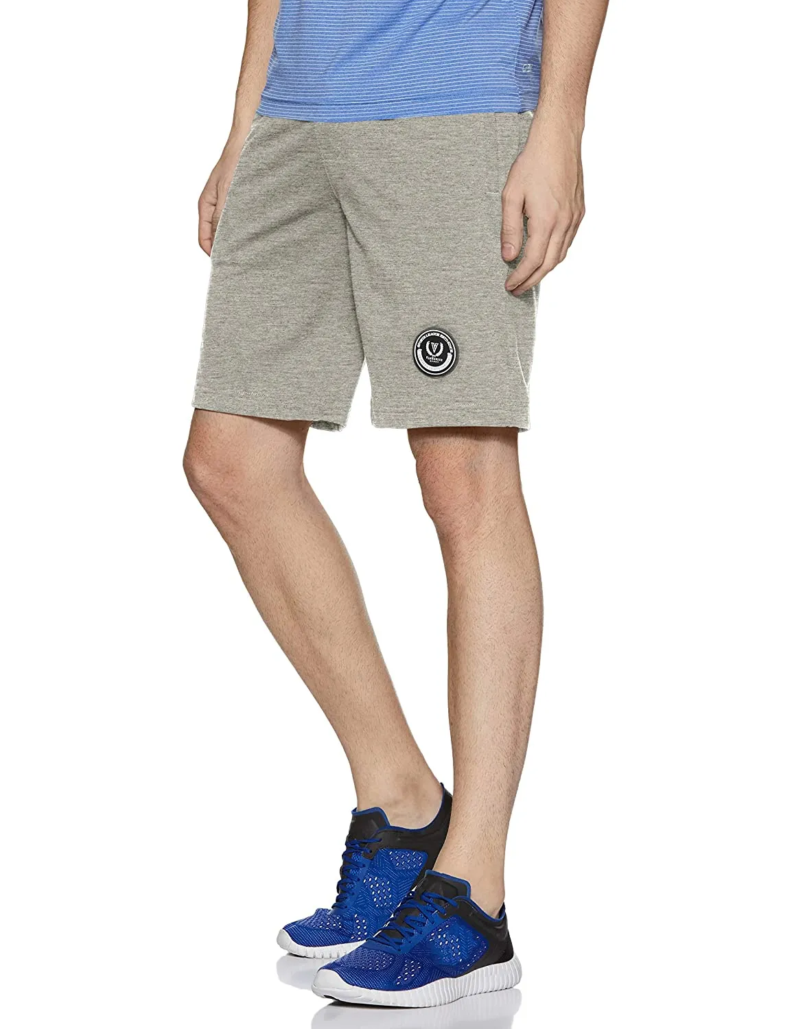 Van Heusen Men's Grey Fashion Causal Cotton Shorts