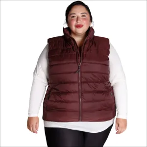 Women’s Plus Size 1X-6X Synthetic Outerwear Synthetic Down Vest