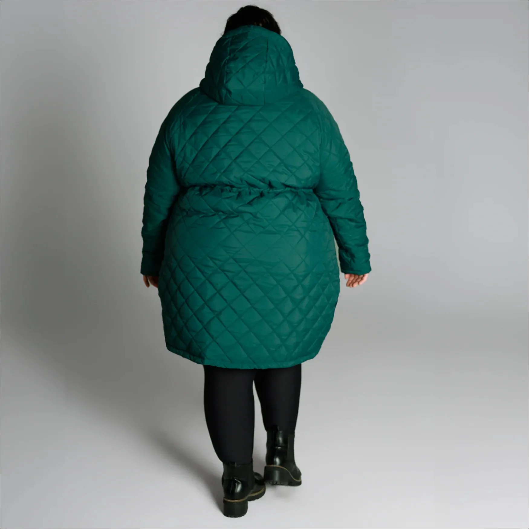 Women’s Plus Size Savvy Quilted 1X-6X Long Jacket