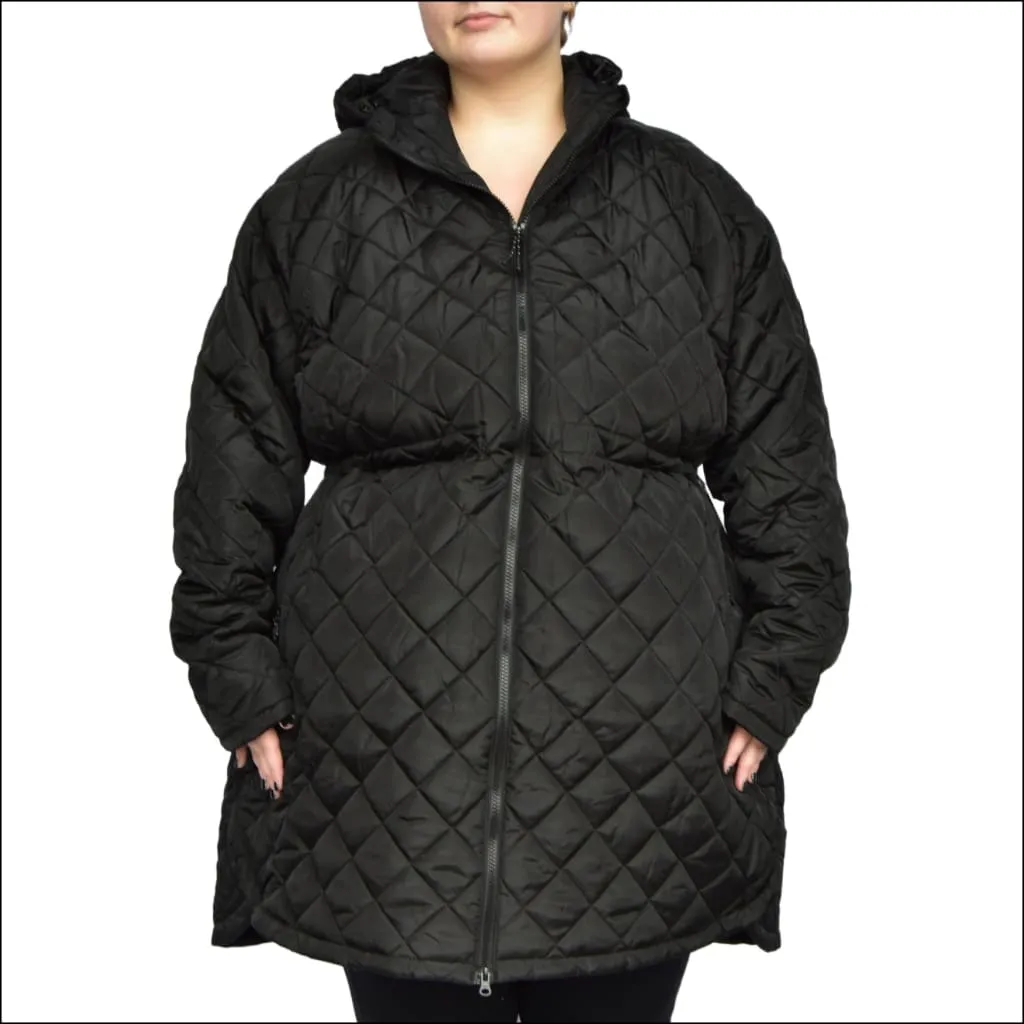 Women’s Plus Size Savvy Quilted 1X-6X Long Jacket