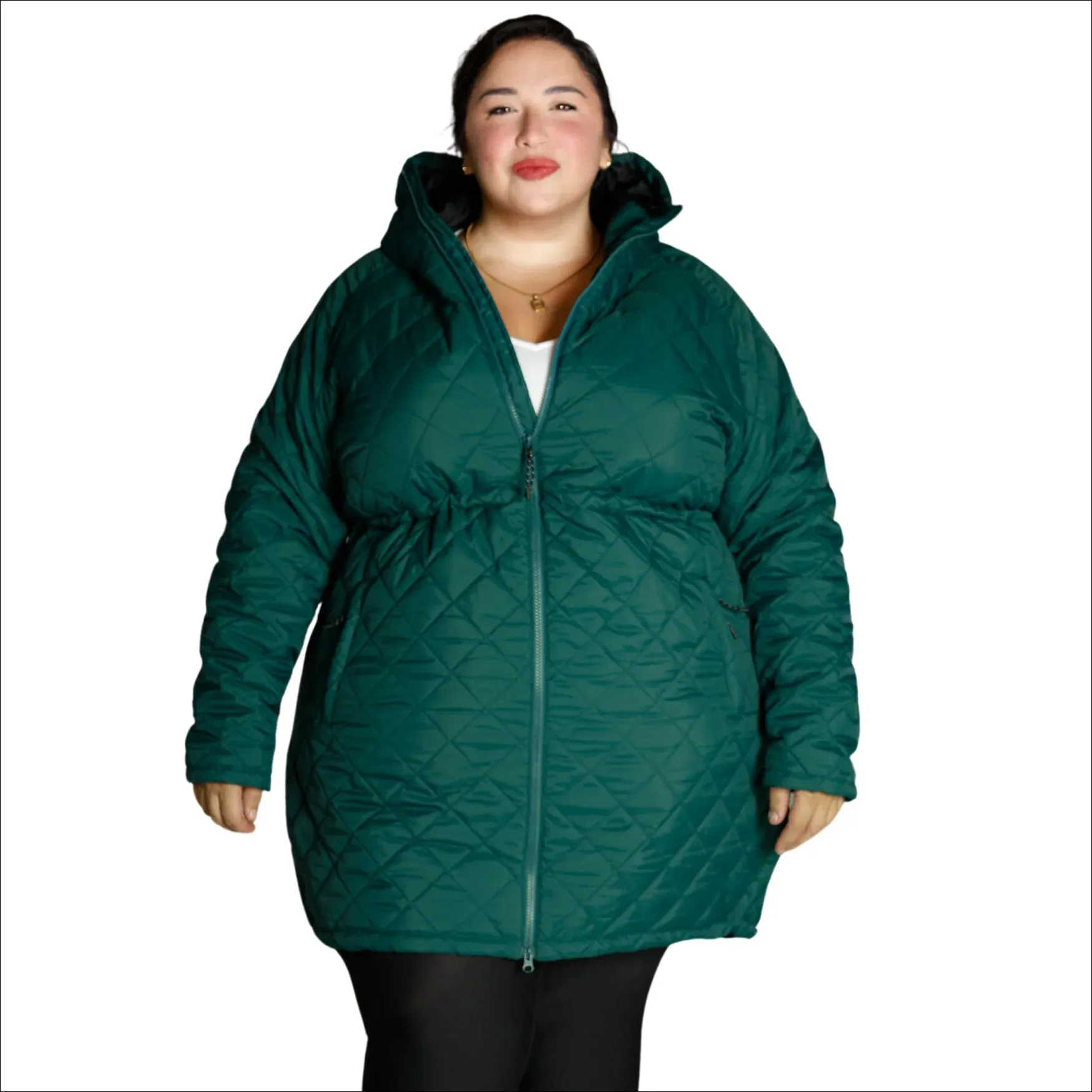 Women’s Plus Size Savvy Quilted 1X-6X Long Jacket