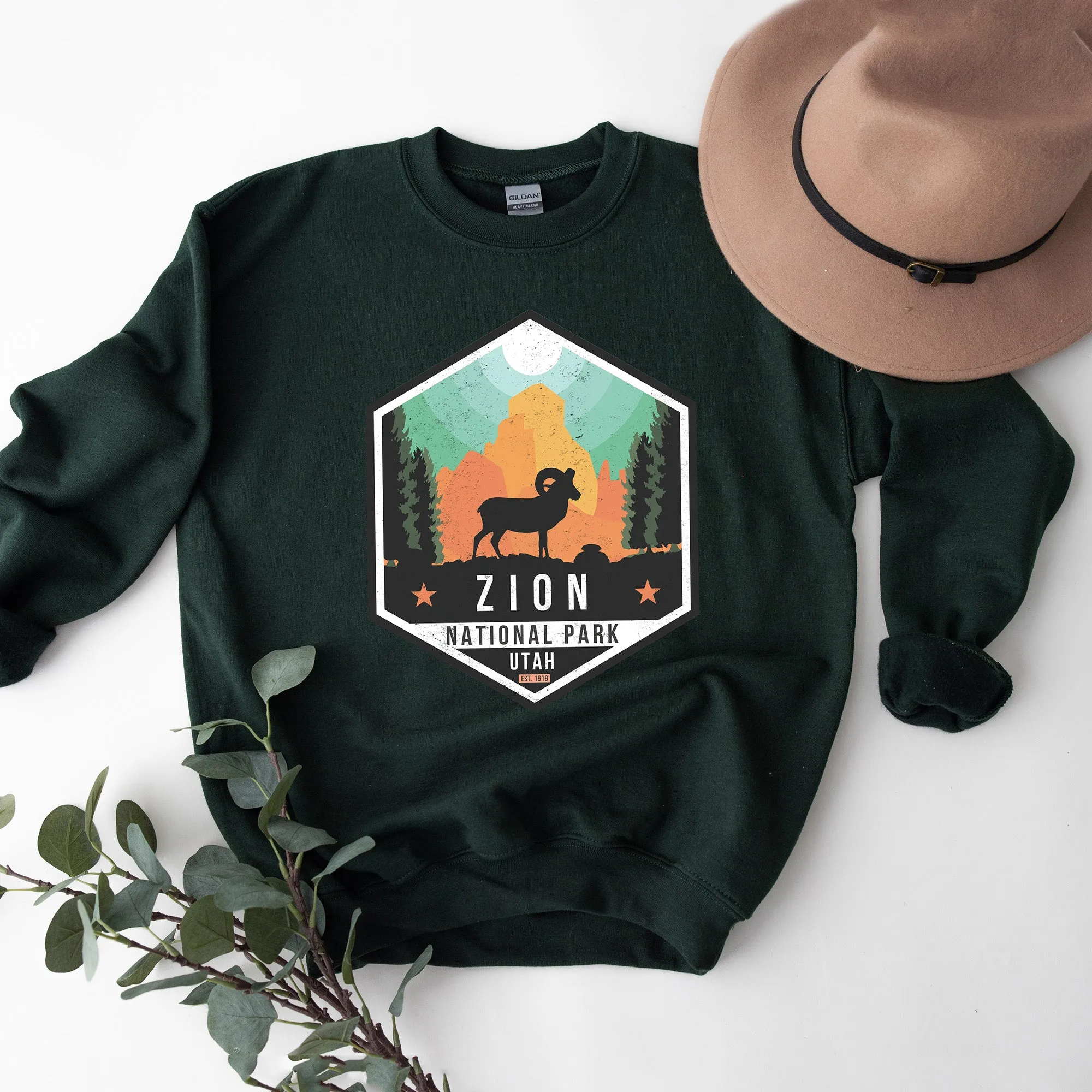 Zion National Park Badge | Sweatshirt