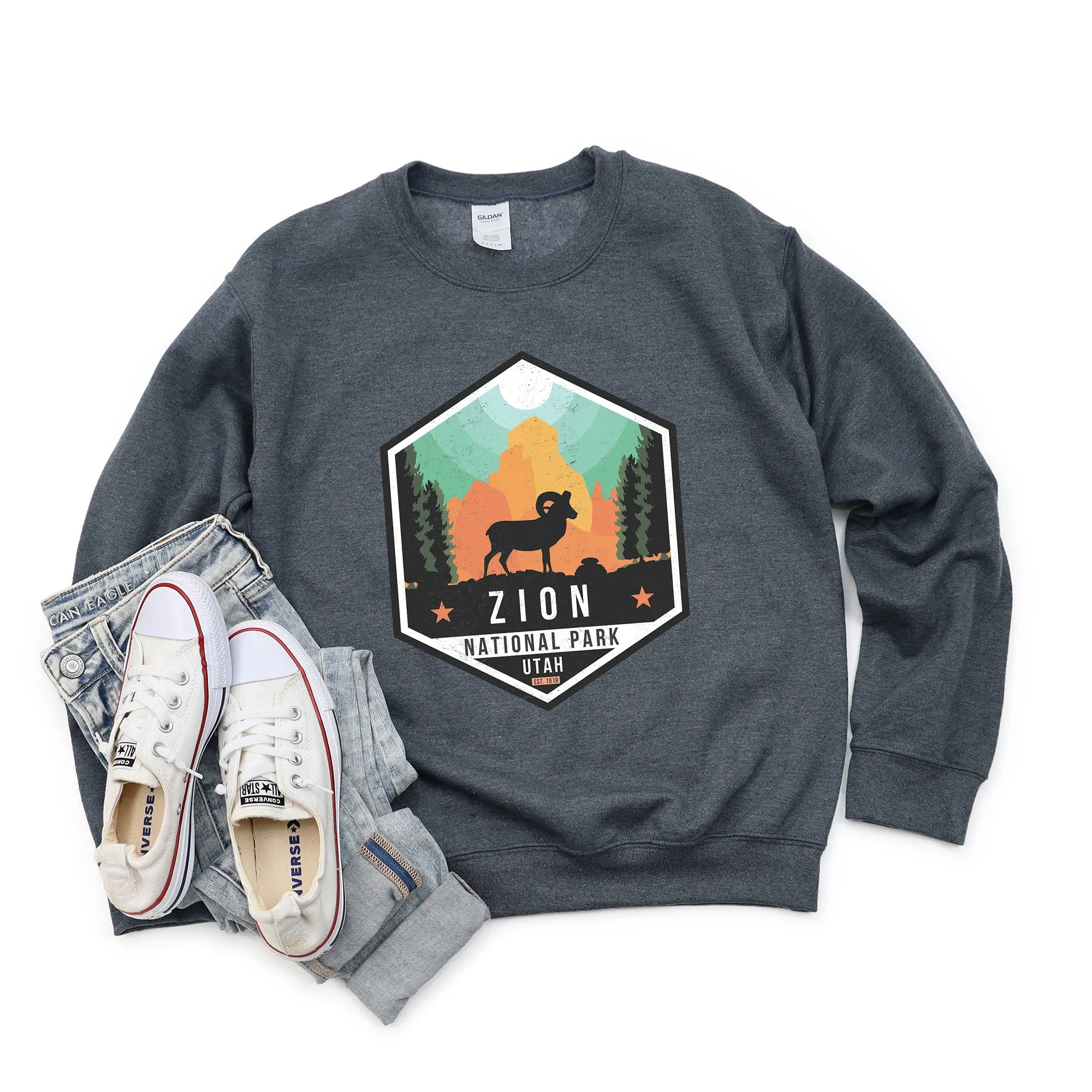 Zion National Park Badge | Sweatshirt